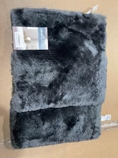 Premium Set of 2 Natural Medical Sheepskin Pads for Bed Sores & Skin Irritation Relief | 100% Authentic Wool with Non-Slip Backing | 17