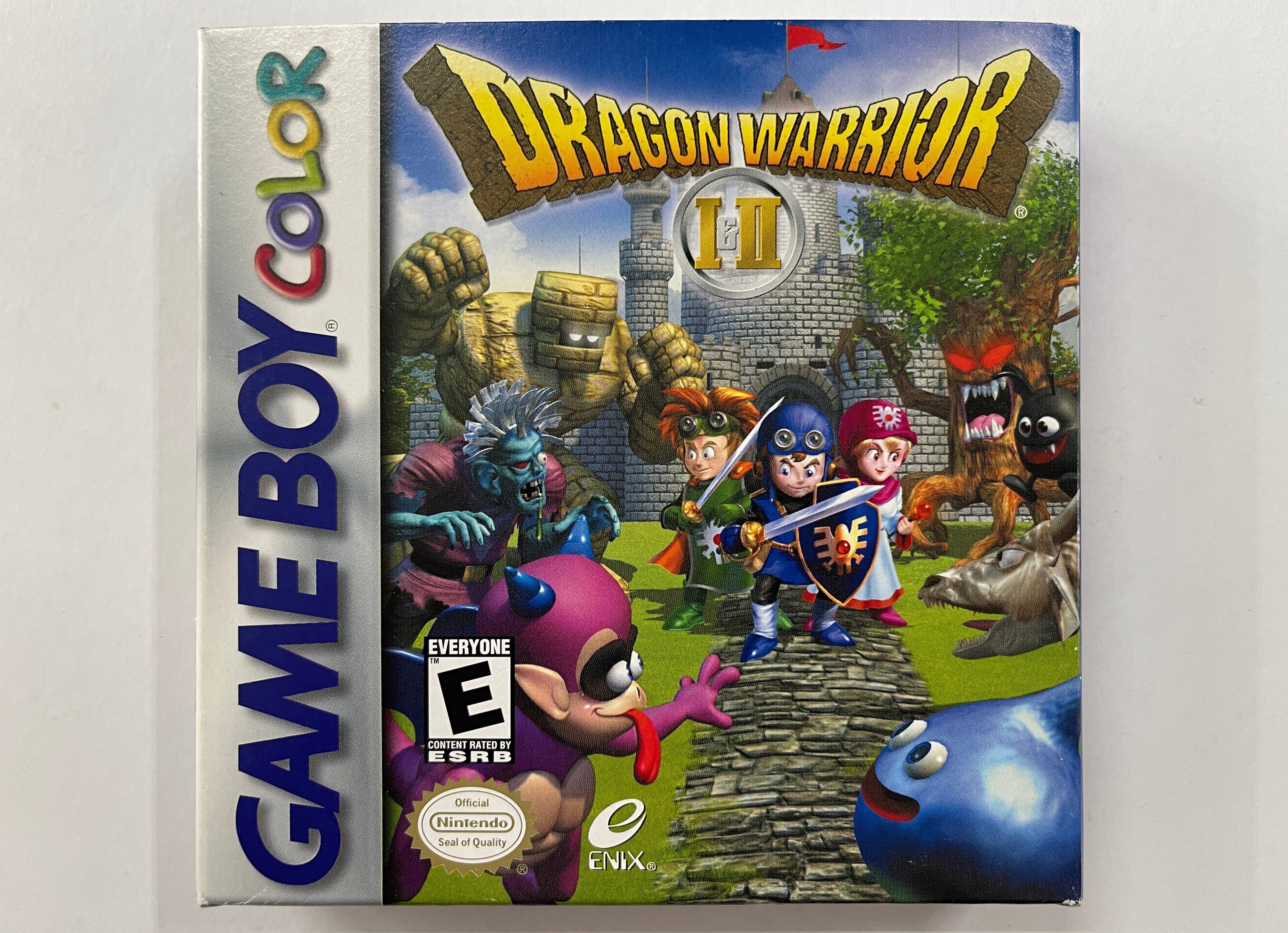 Dragon Warrior 1 & 2 Complete In Box - Classic RPG Game Bundle for Nintendo - Perfect for Retro Gaming Collectors and Fantasy Adventure Lovers