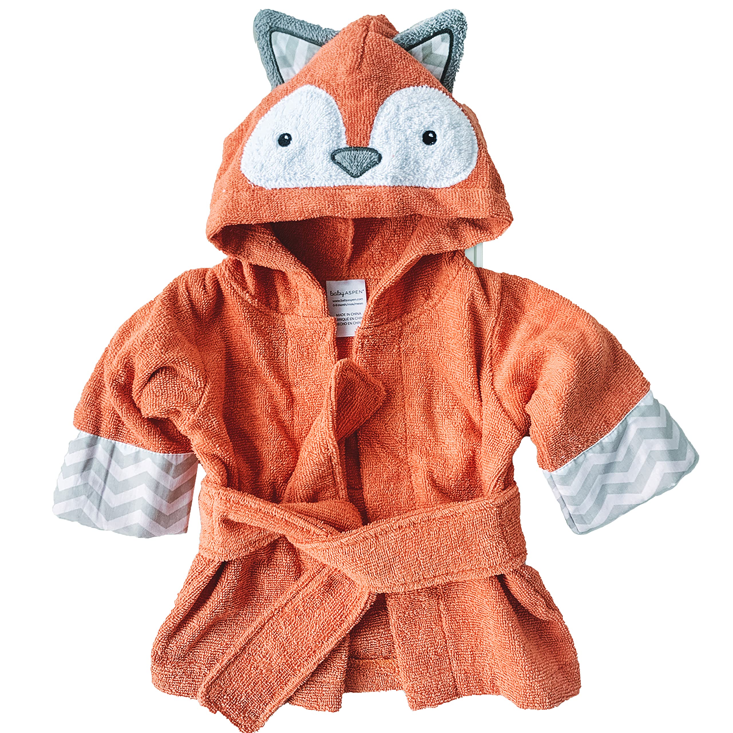 Fox Hooded Baby Bath Towel - Soft Toddler Robe for 0-9 Months | Baby Shower Gift & Bath Time Essential