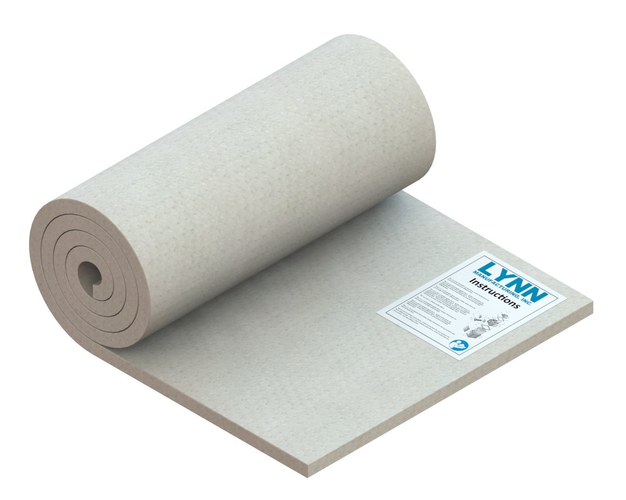Lynn Manufacturing 2300F High-Temperature Ceramic Fiber Insulation Blanket, 100