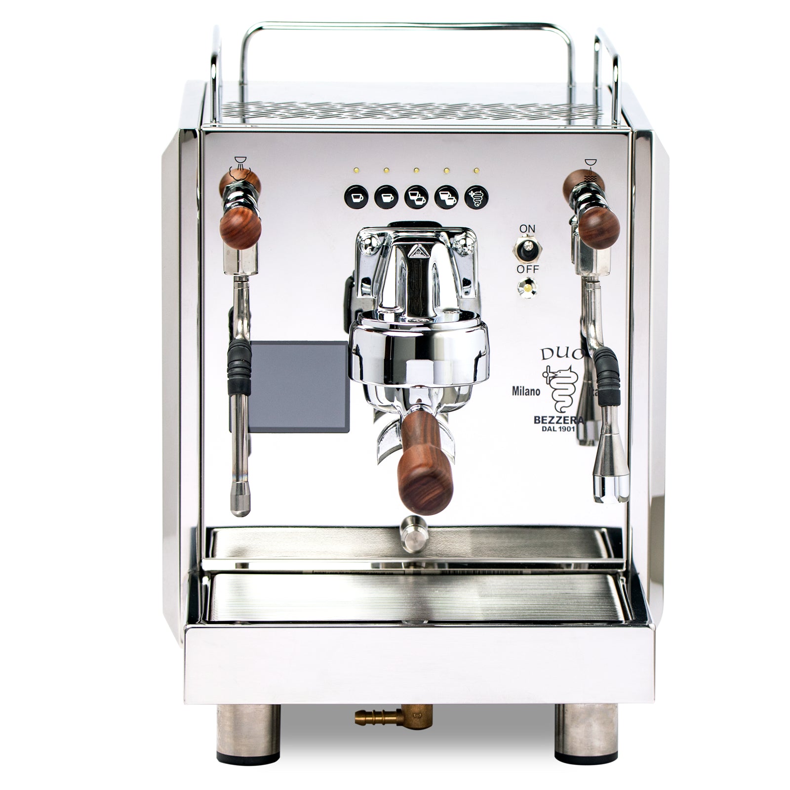 Bezzera Duo DE Professional Espresso Machine - Dual Boiler for Home & Cafe Use | Perfect for Latte, Cappuccino & Americano Coffee Lovers