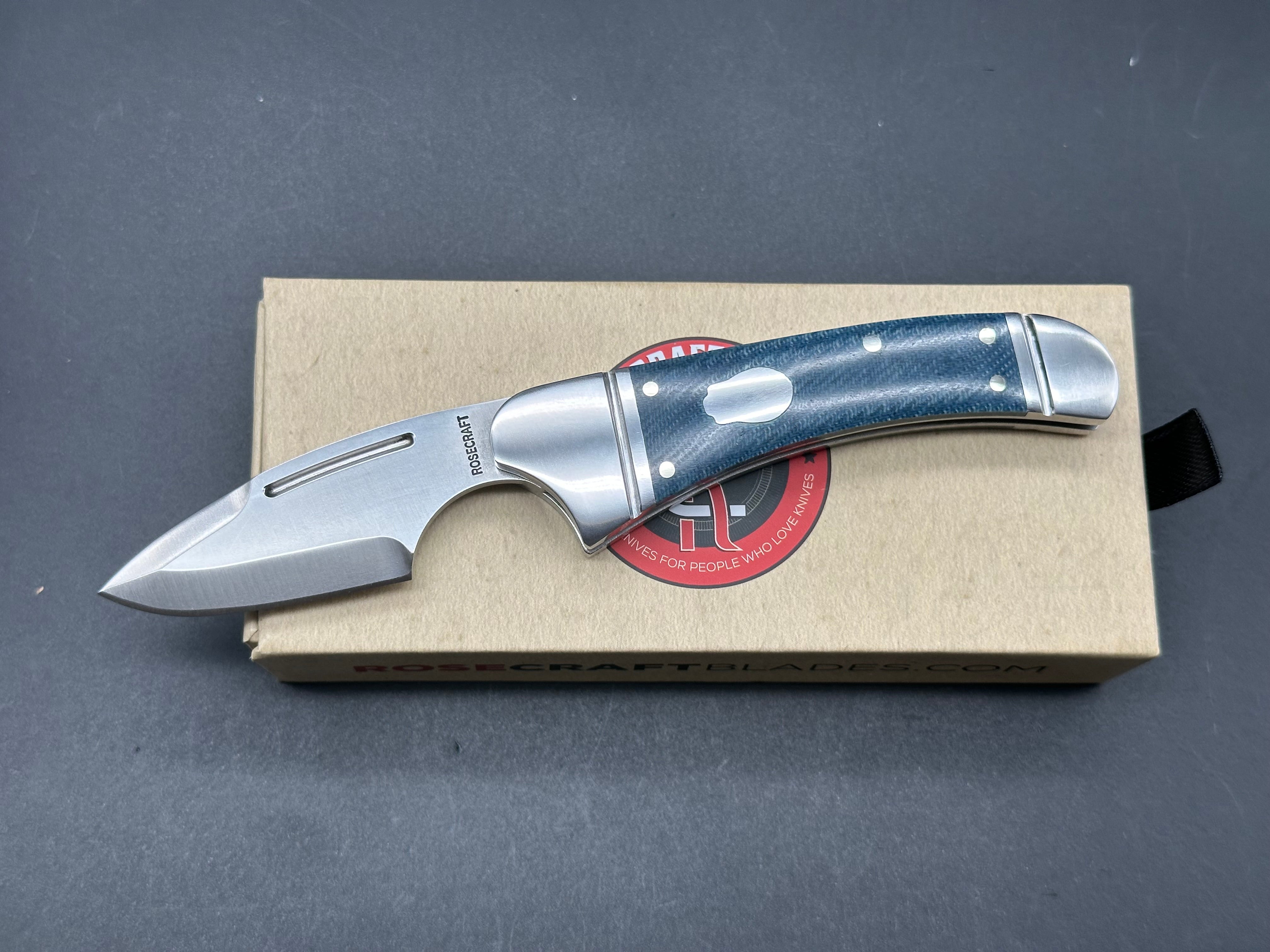 Premium Rose Craft Zambezi Folding Knife - 2.5