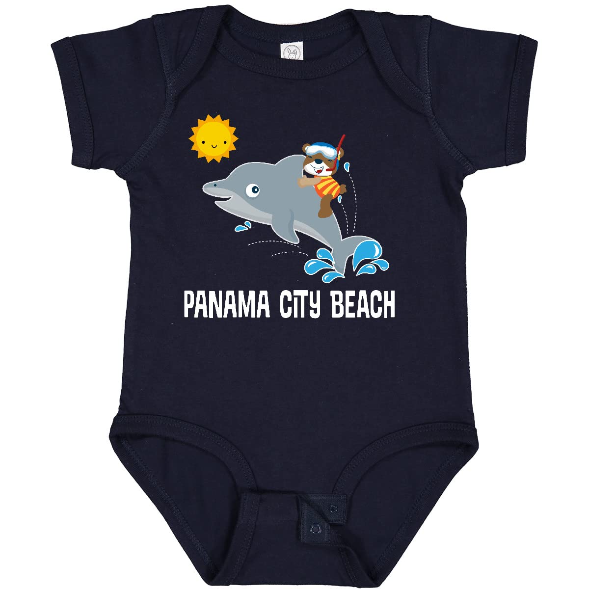 Inktastic Panama City Beach Florida Vacation Baby Bodysuit - Cute Infant Onesie for Beach Trips & Family Vacations - Soft Cotton Baby Gift for Boys & Girls