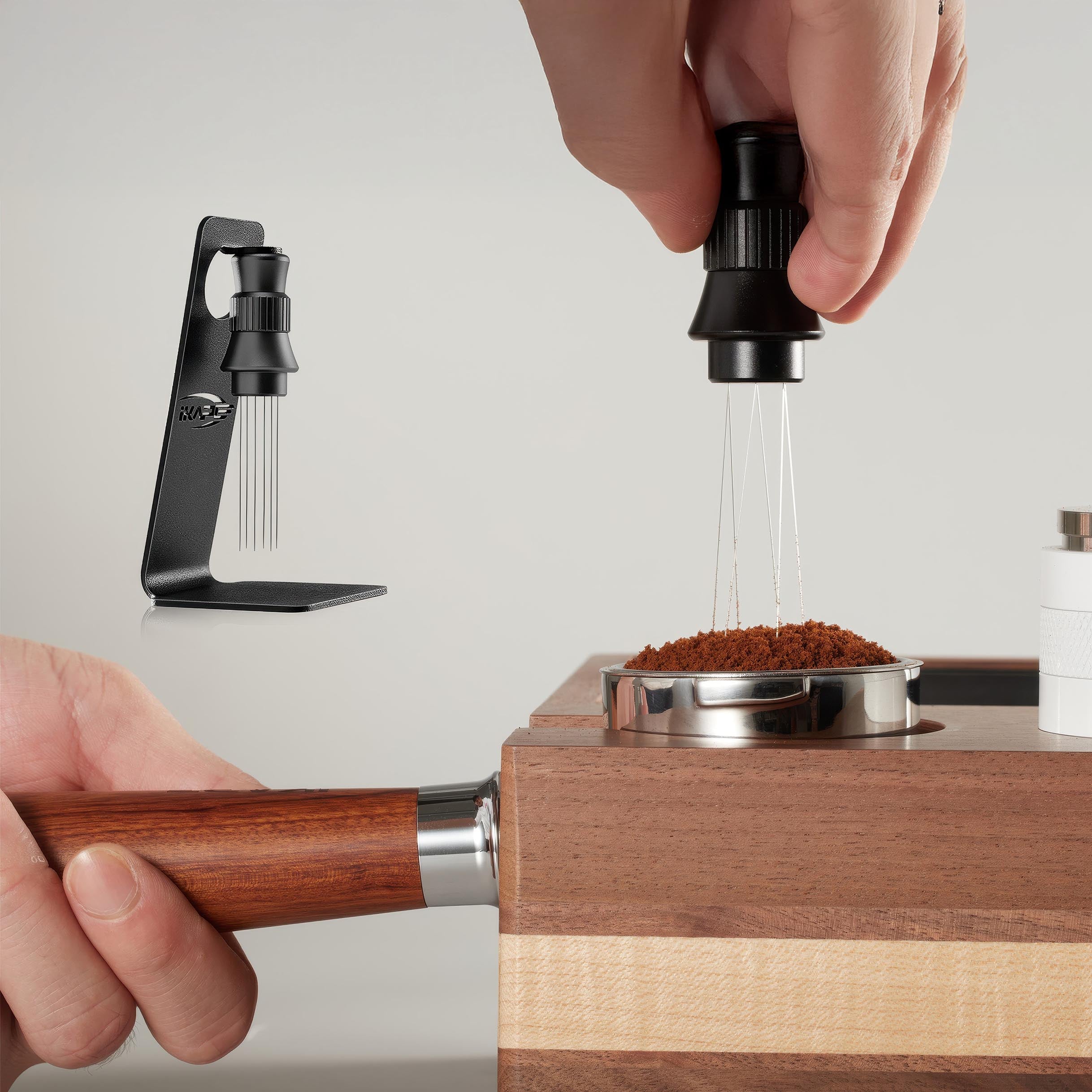 Premium Espresso WDT Tool - Adjustable Coffee Stirrer Needle for Barista Use - Perfect for Espresso Preparation & Coffee Ground Distribution