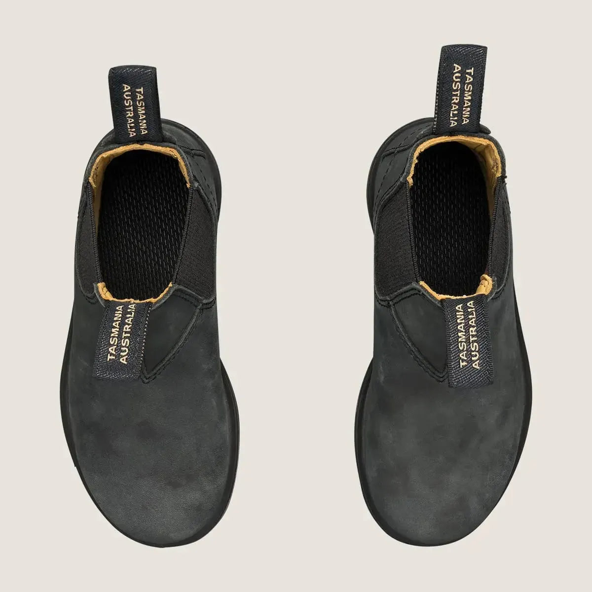 Premium Leather Chelsea Boots for Kids - Blundstone Series 1325 Rustic Black | Comfortable & Durable Children's Boots for School, Outdoor Play & Everyday Wear