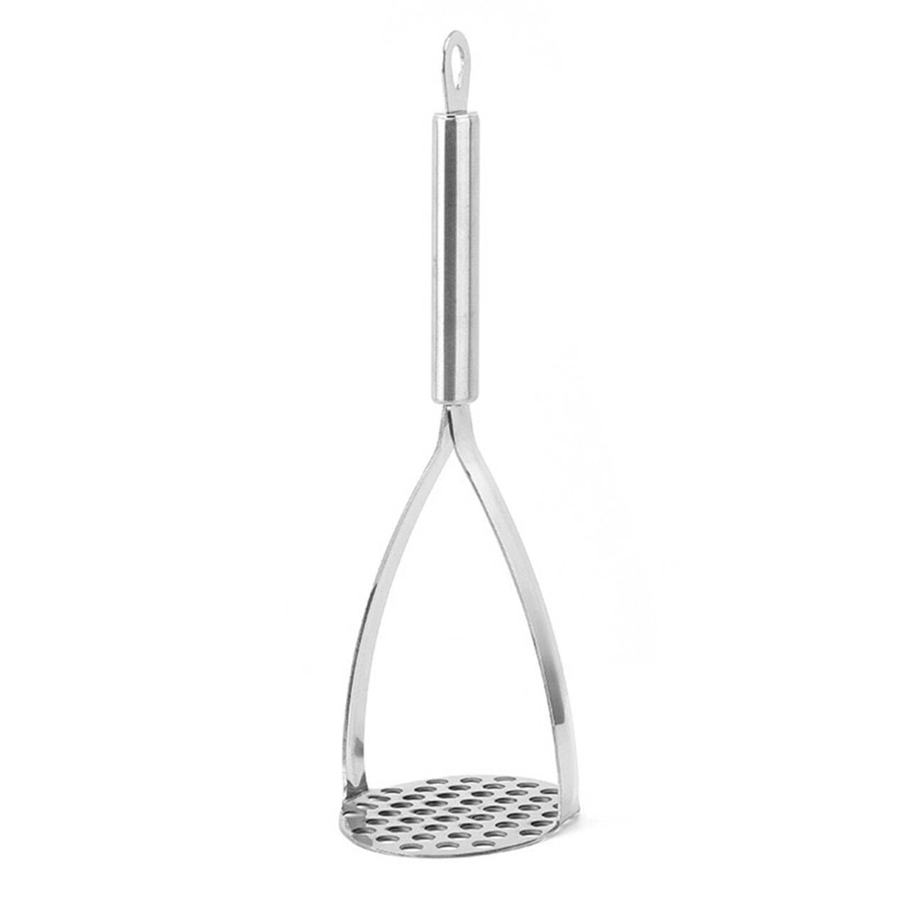 Stainless Steel Potato Masher - Heavy Duty Kitchen Tool for Mashing Potatoes, Avocados, Sweet Potatoes & Beans - Perfect for Making Mashed Potatoes, Guacamole & Baby Food
