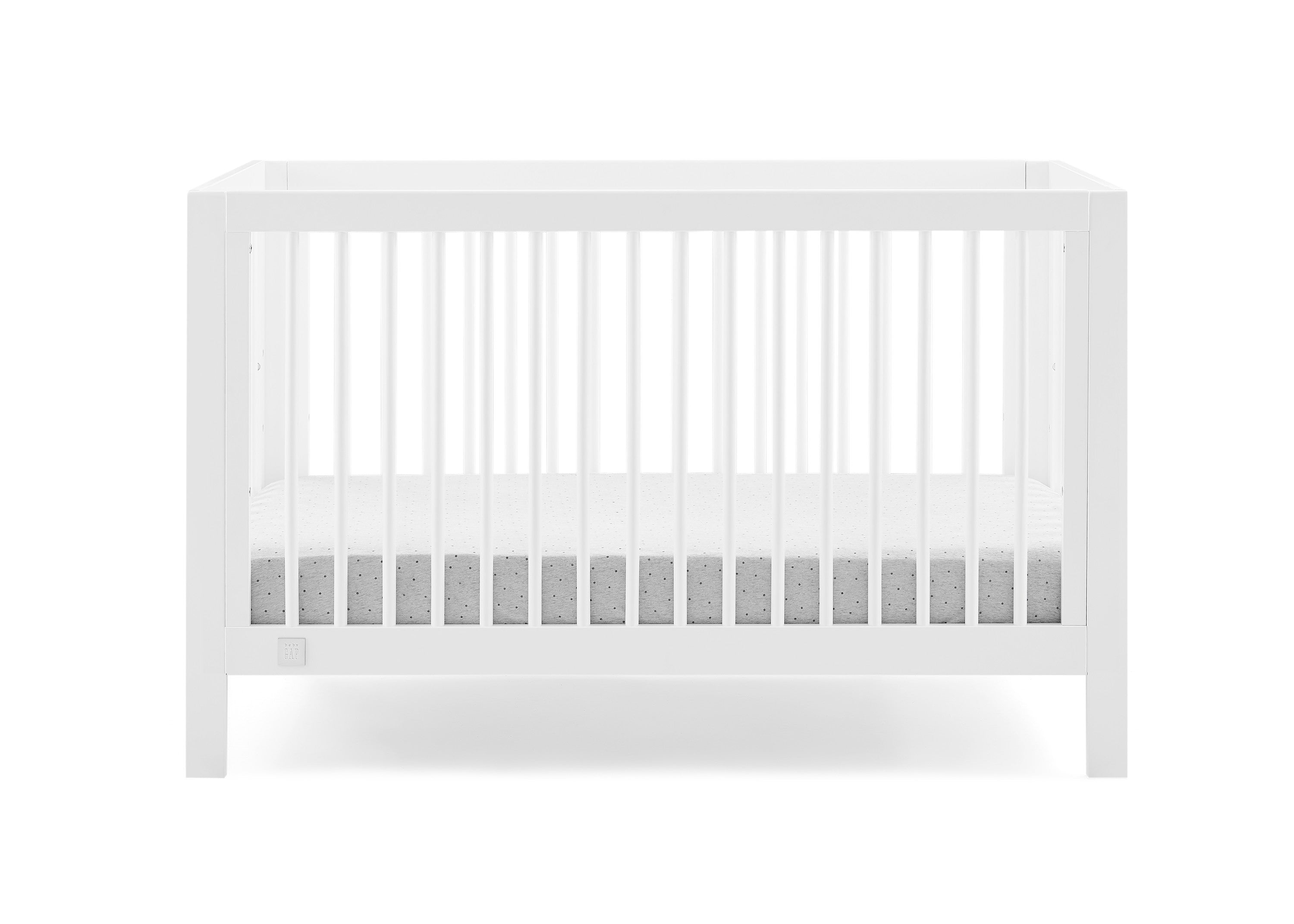 BabyGap Charlie 6-in-1 Convertible Crib - Grow with Your Child from Newborn to Toddler | Safe Nursery Furniture for Modern Baby Rooms