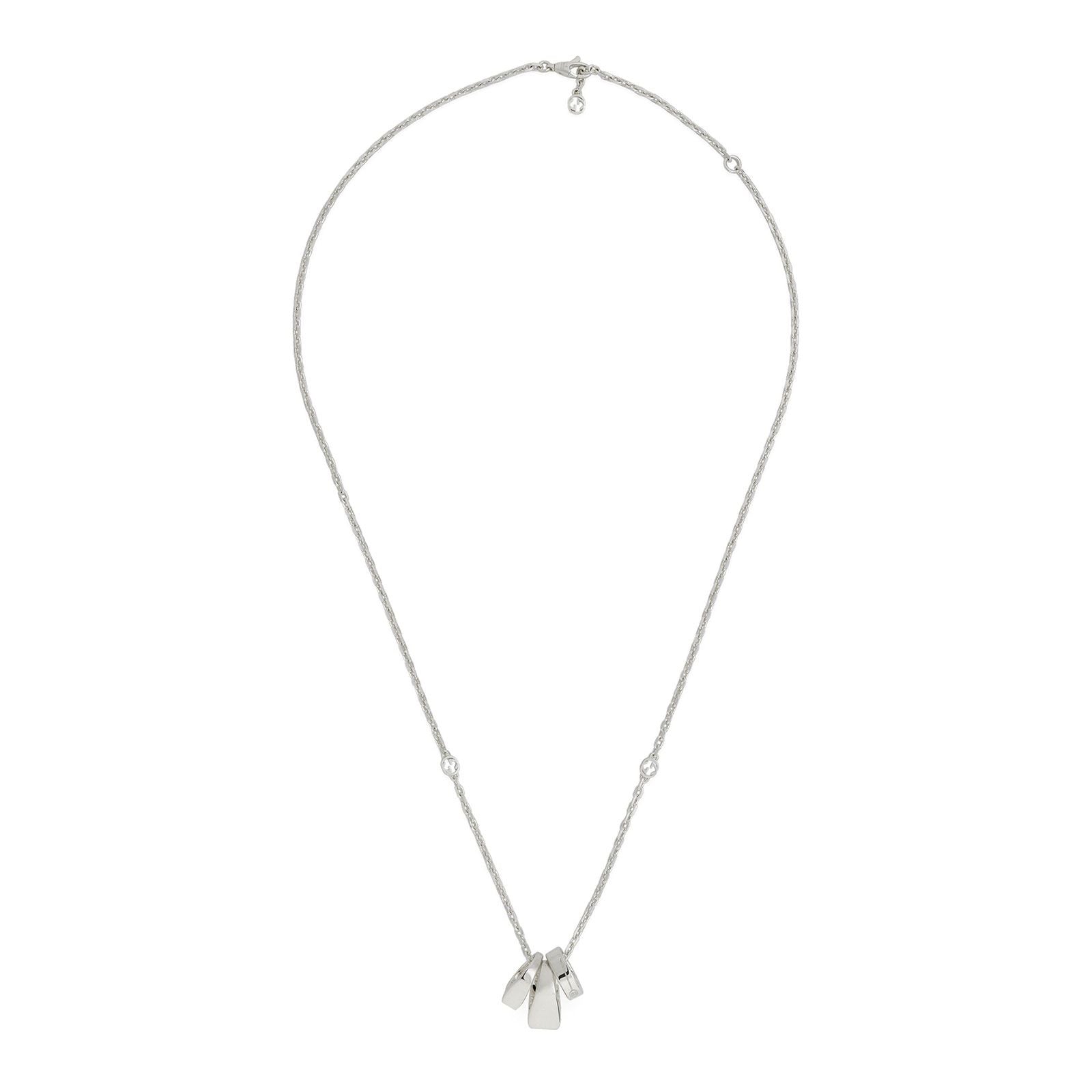 Gucci Interlocking G Silver Necklace YBB776996001 - Elegant Jewelry for Women, Perfect for Parties, Weddings & Everyday Wear