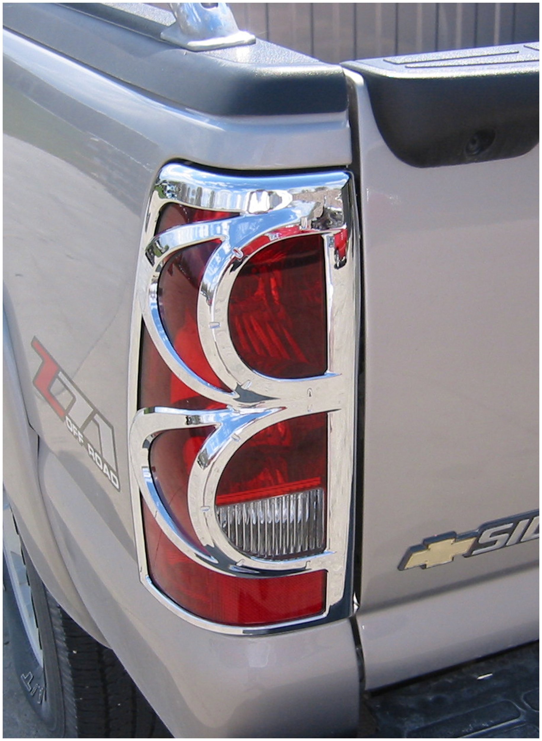 Putco 400807 Chrome Tail Light Cover - High-Quality Car Accessory for Enhanced Style & Protection | Perfect for Trucks, SUVs & Custom Vehicles