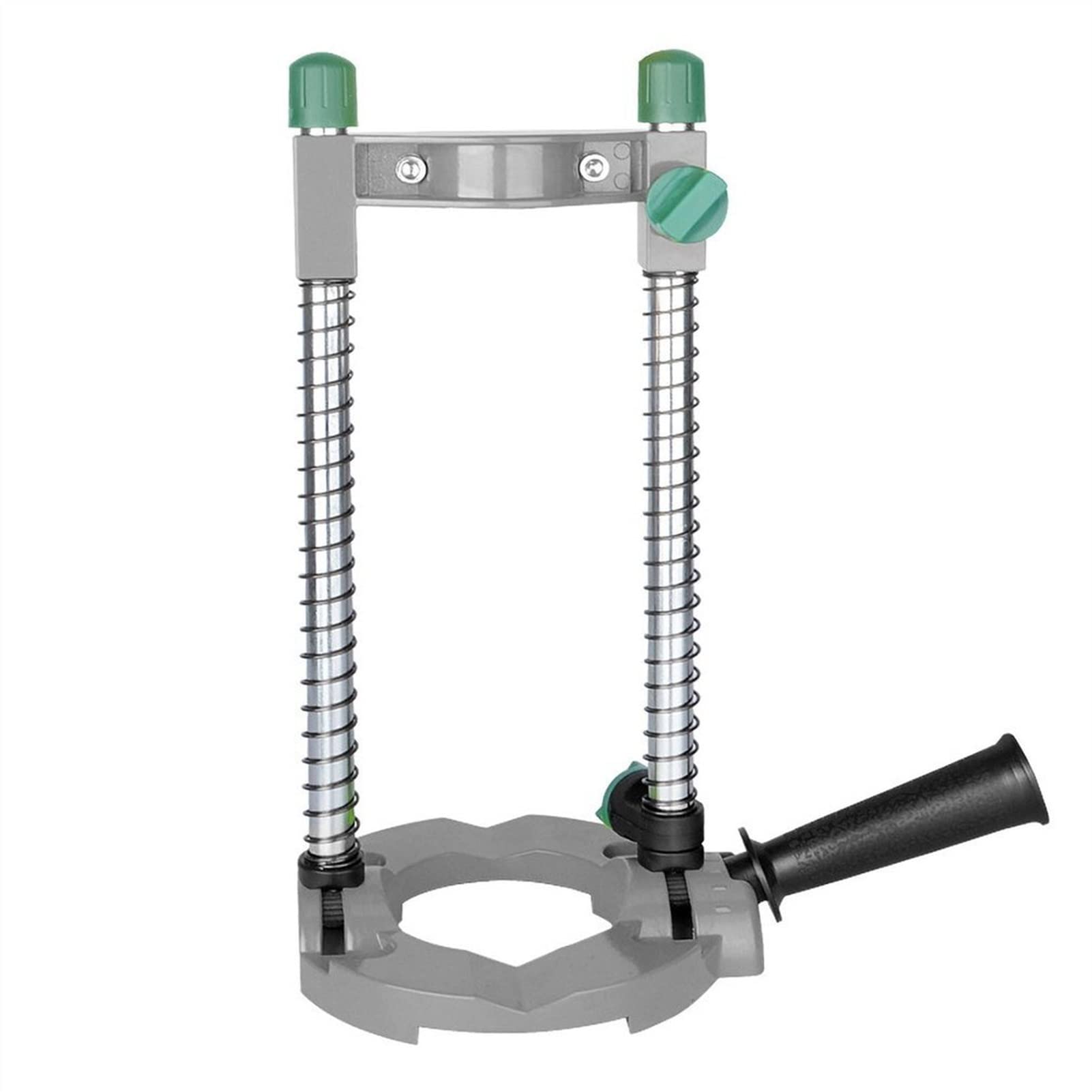 Electric Pipe Hand Drill Guide Stand - Adjustable Angle & Removable Handle for DIY Woodworking | Perfect for Plumbing, Metalworking & Home Improvement Projects