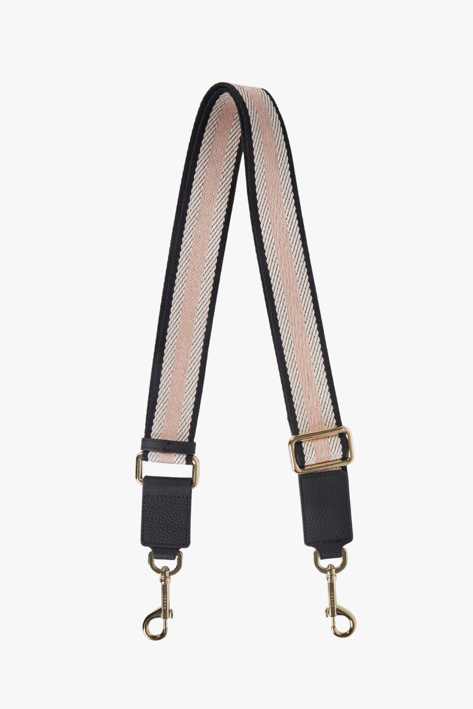 Stylish Black White & Blush Crossbody Bag Strap - Adjustable Shoulder Strap for Handbags, Purses & Totes - Perfect for Work, Travel & Everyday Use