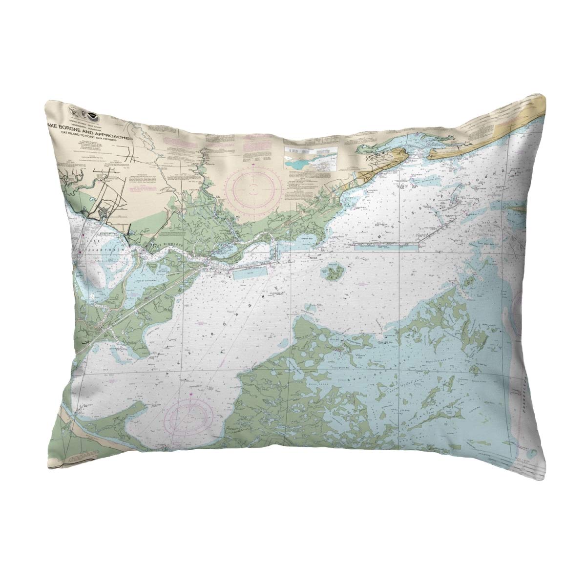 Betsy Drake KS11371 Decorative Throw Pillow 11x14 Inches - Multi-Color Cushion for Sofa, Bed & Living Room Home Decor