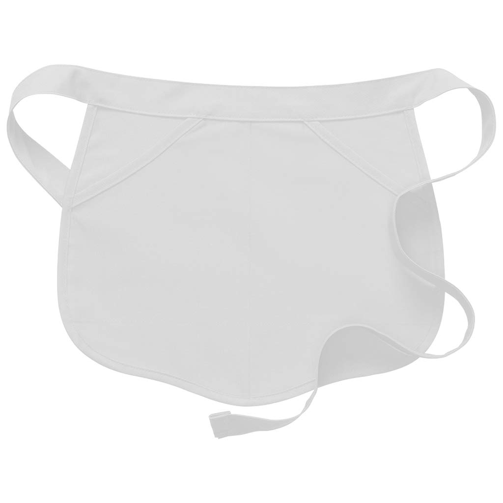 DayStar Apparel 130R Reversible Scalloped Waist Apron - Adjustable Kitchen & BBQ Cooking Apron for Chefs, Bakers & Grill Masters