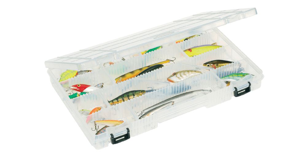 Plano 3700 Stowaway Tackle Box with Custom Dividers - Waterproof Fishing Organizer for Lures, Hooks & Gear - Perfect for Bass, Trout & Saltwater Fishing