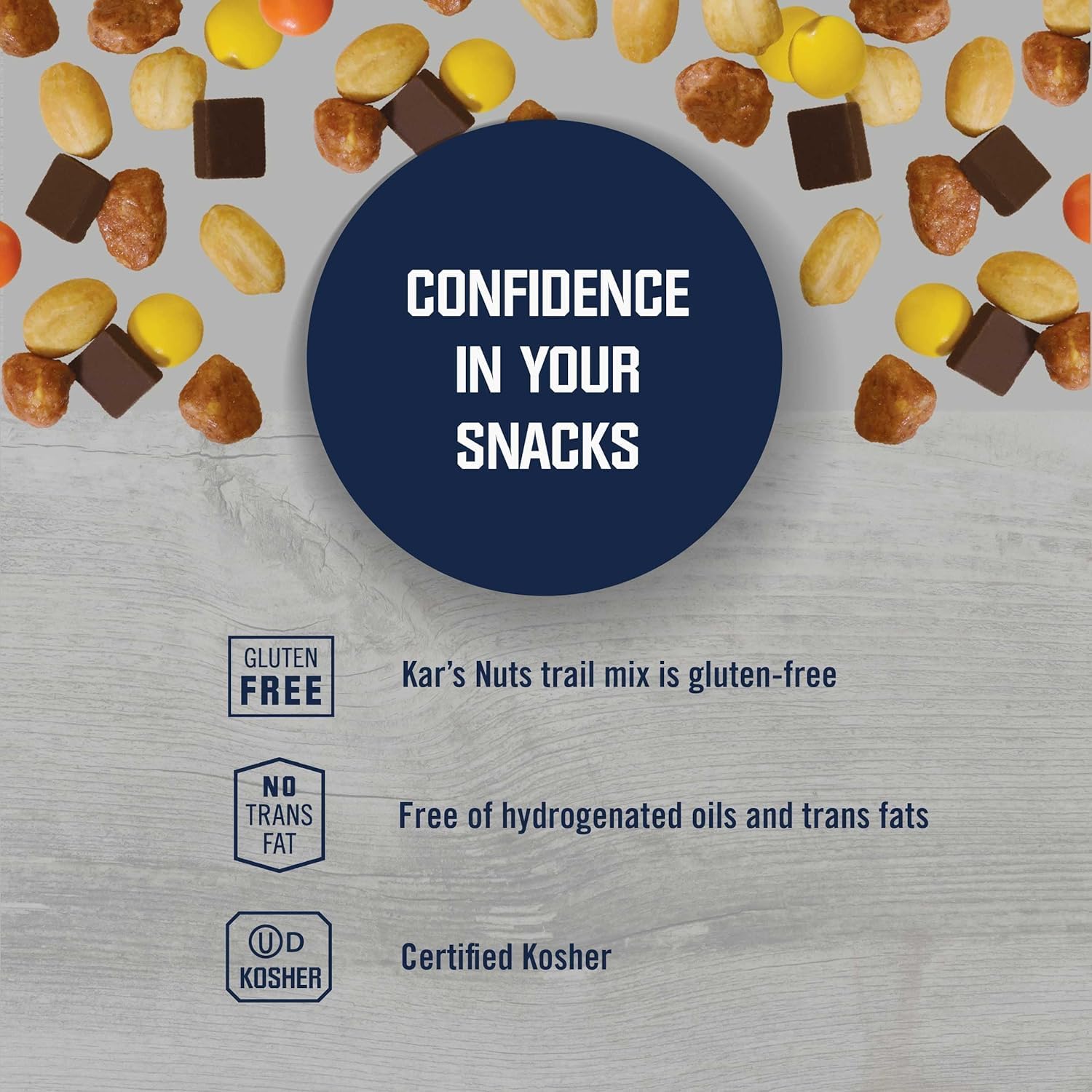 ONDAGO Snack Pack - Kars Nuts Peanut Butter & Dark Chocolate Trail Mix – 1.25 oz Individual Packs (12 Count) – Gluten-Free, Non-GMO, Healthy Snacks for Hiking, Camping & Office Break – Perfect On-The-Go Energy Boost