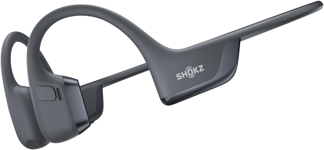 SHOKZ OpenRun Pro 2 Open-Ear Bone Conduction Headphones for Running, Cycling & Workouts - Wireless Bluetooth Sports Headset with Sweatproof Design - Perfect for Gym, Jogging & Outdoor Activities (Black)