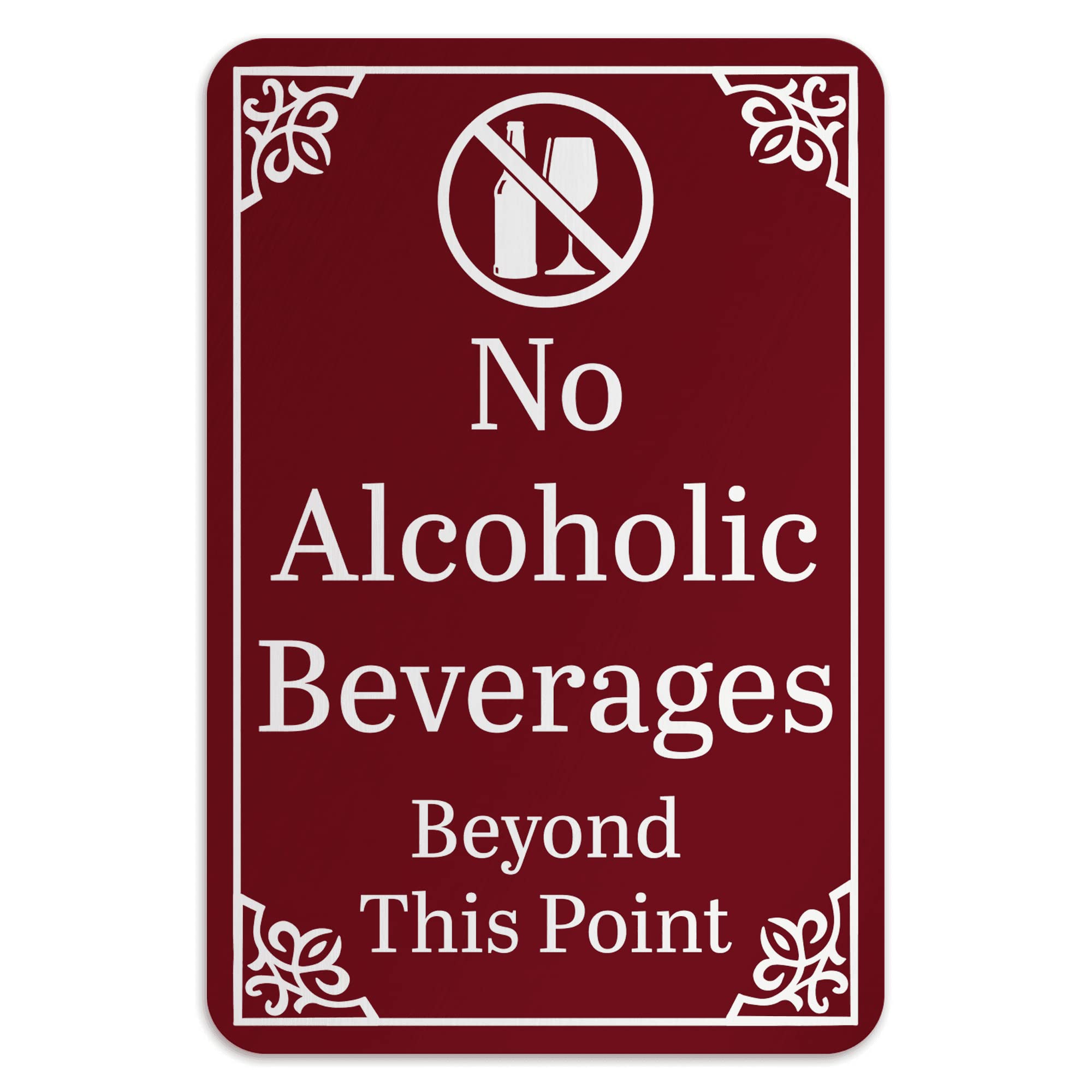 No Alcohol Beyond This Point