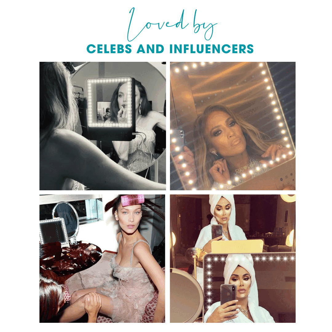 Best Portable Lighted Makeup Mirror with Stand - 10X Magnification & Touch Control for Vanity, Travel, and Streaming - Perfect for Beauty Routines, YouTube Videos, and TikTok Live Streaming