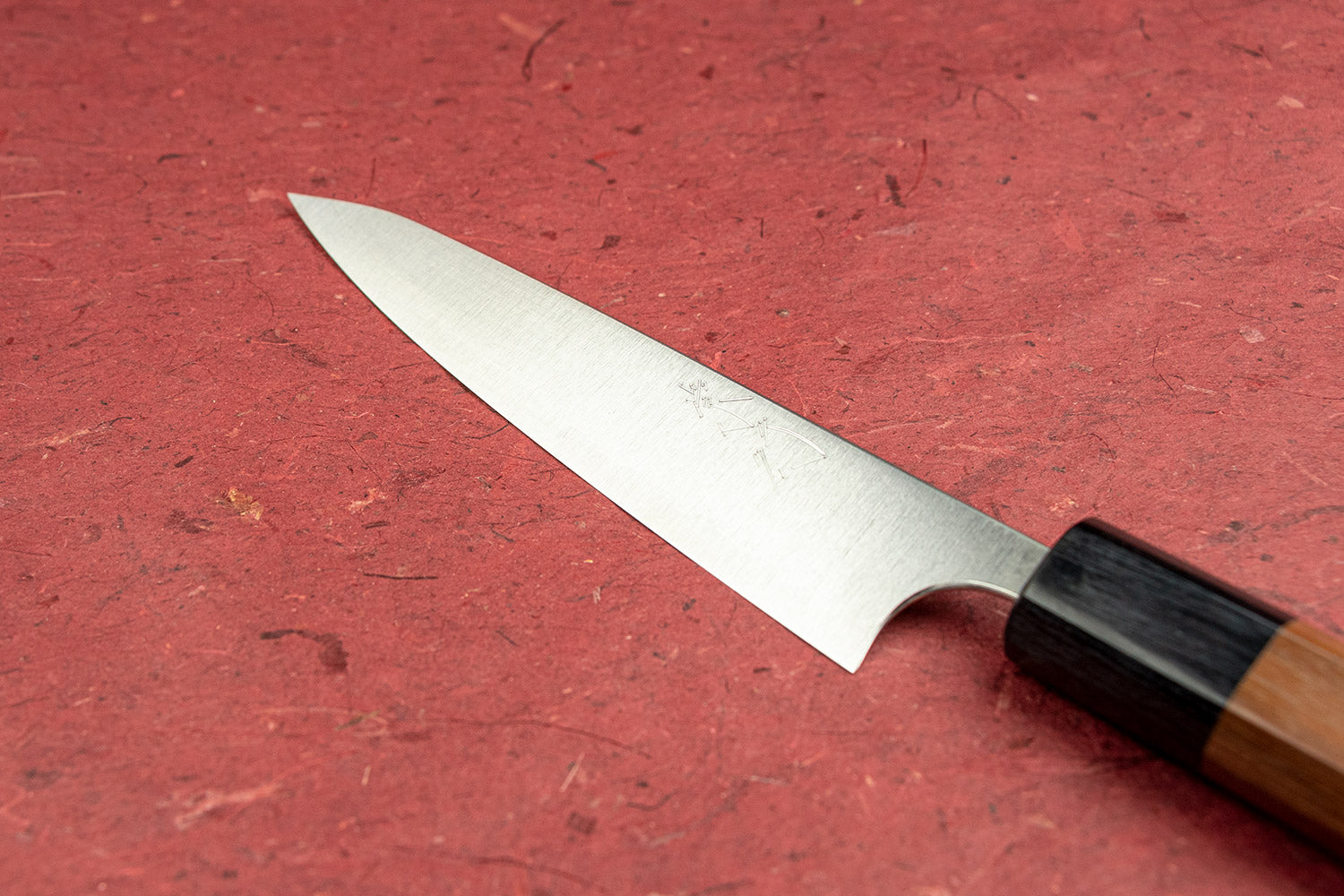 Premium Shibata Koutetsu Type 3 AS Migaki Petty Knife 135mm - Japanese High-Carbon Steel Kitchen Knife for Precision Slicing, Peeling & Garnishing