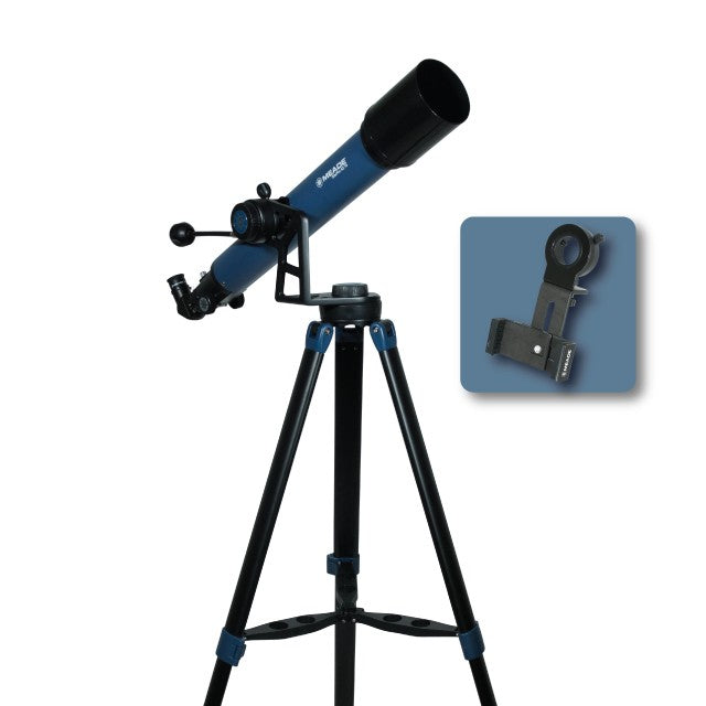 Meade 90mm StarPro AZ Refractor Telescope - Portable Astronomy Telescope for Beginners & Adults - Perfect for Stargazing, Moon Observation & Celestial Viewing