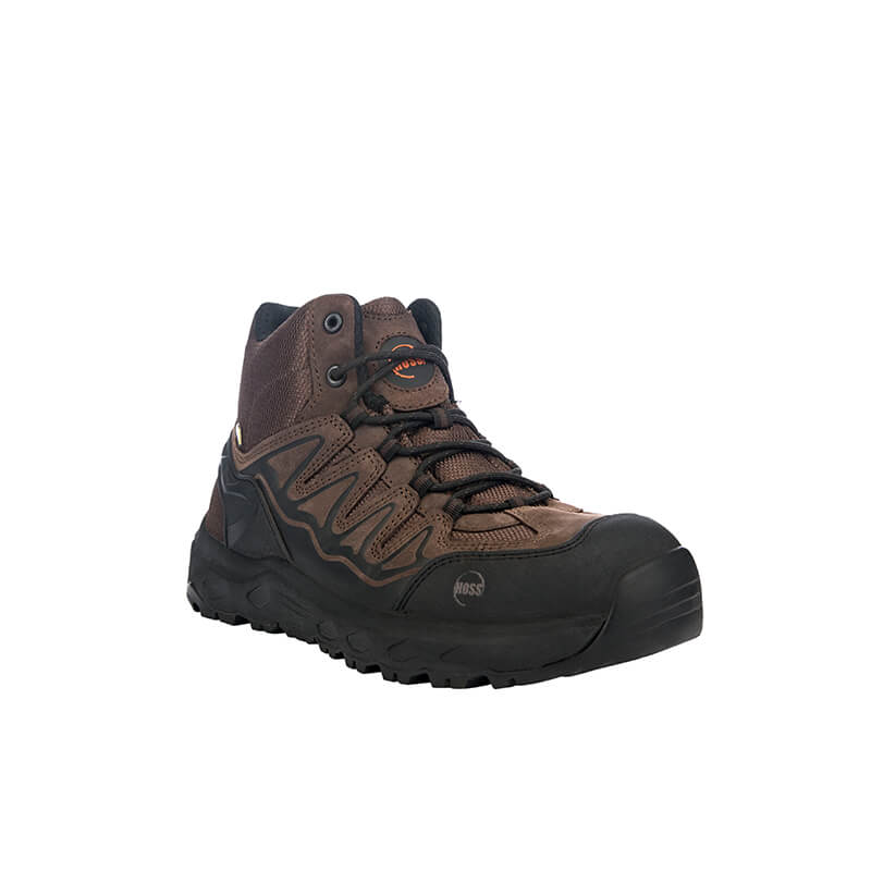 Eric Hi Soft Toe Work Boots for Men - Comfortable Safety Shoes for Construction & Outdoor Work - Perfect for Job Sites, Hiking & Heavy Duty Use