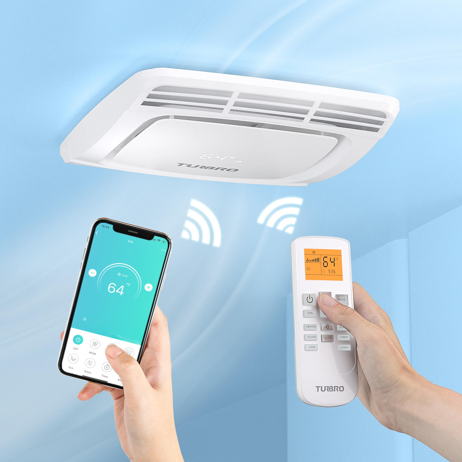 Finnmark 15,000 BTU RV Air Conditioner - High Efficiency Cooling for Campers & Motorhomes - Perfect for Summer Road Trips & Outdoor Adventures