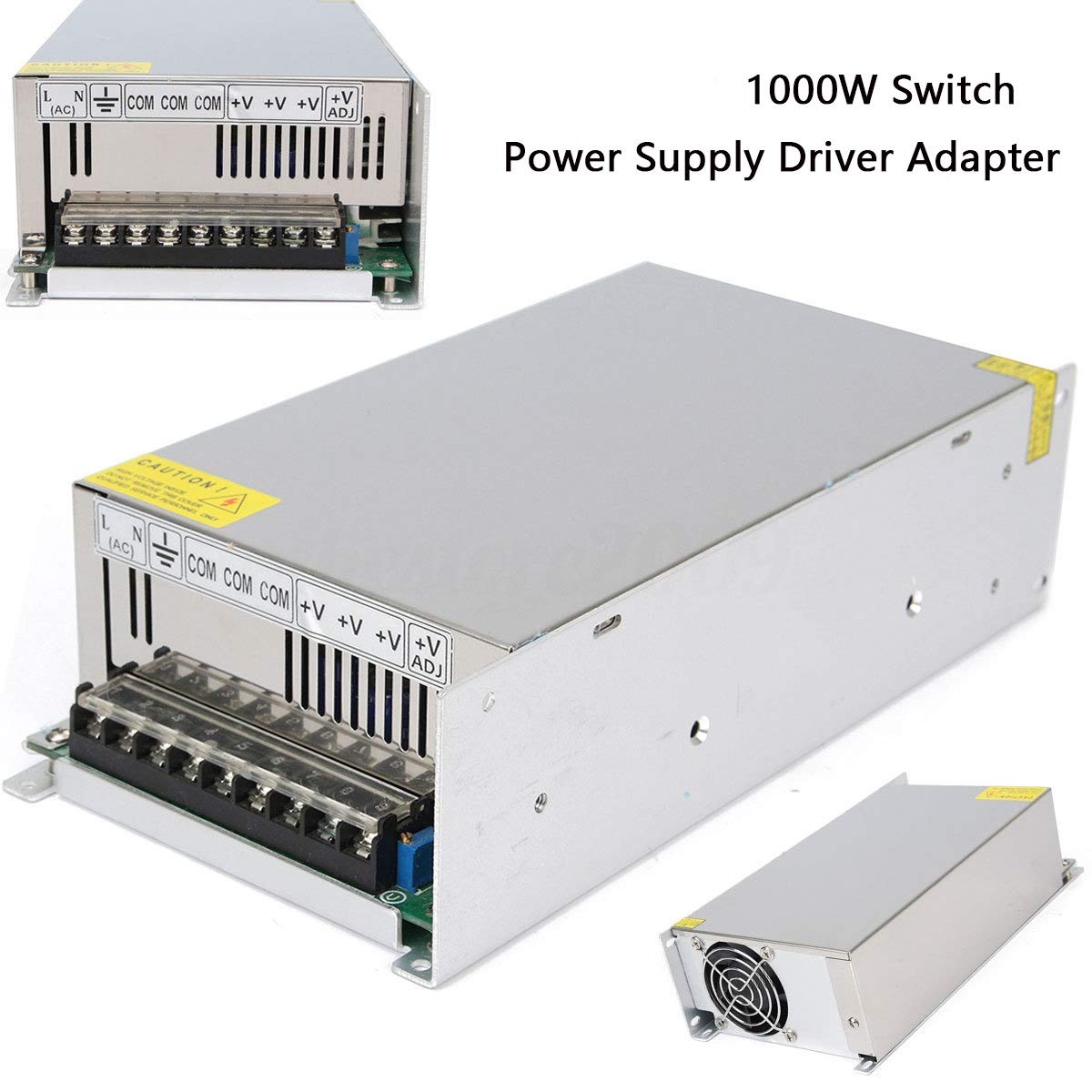 48V 20A 1000W Universal Regulated Switching Power Supply - DC Power Adapter for CCTV, Computers, LED Strips, 3D Printers - Perfect for Home & Office Electronics, DIY Projects, and Industrial Applications