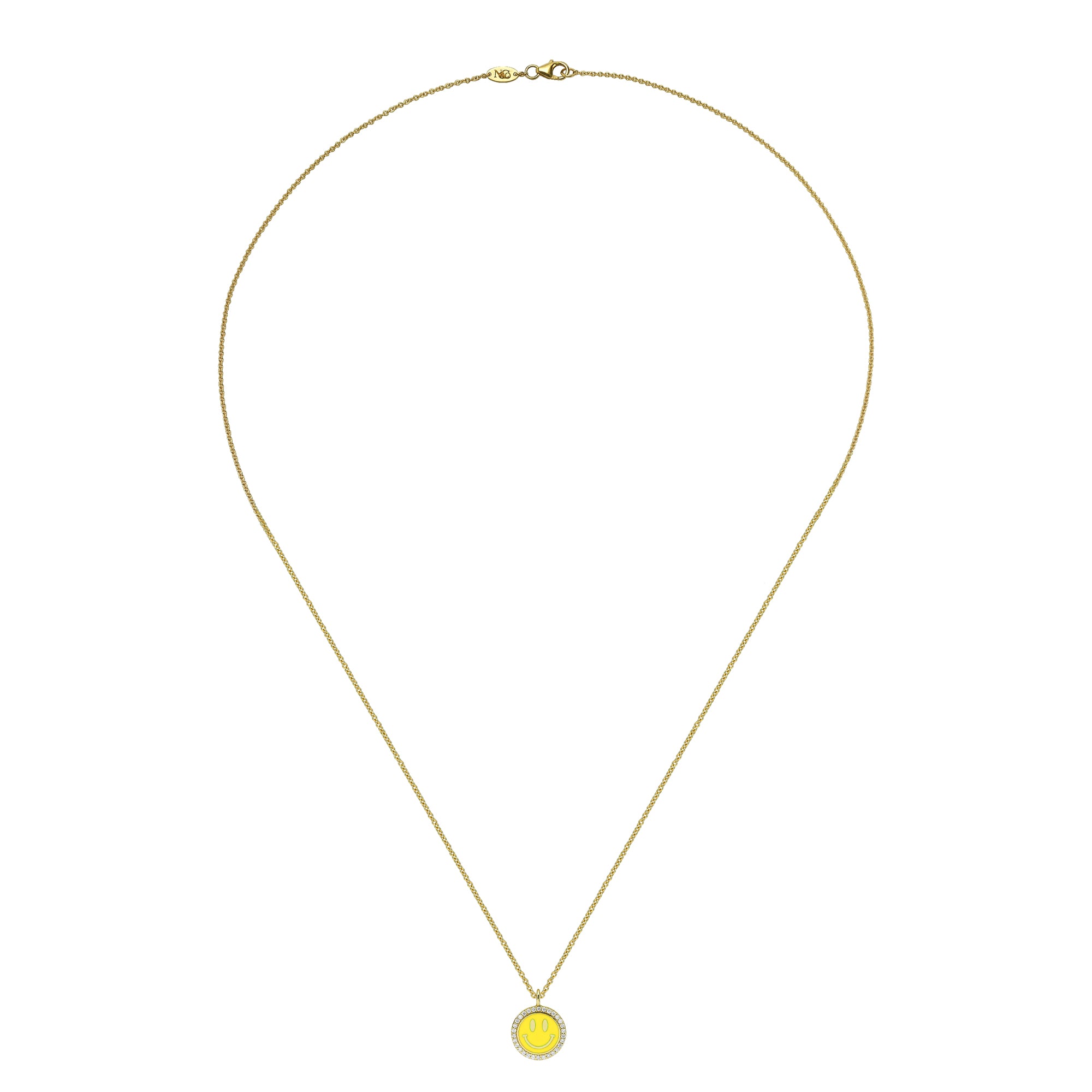 Long Happy Face Necklace - Smiley Pendant Jewelry for Women, Trendy Layering Chain, Gift for Her | Perfect for Everyday Wear, Parties & Special Occasions