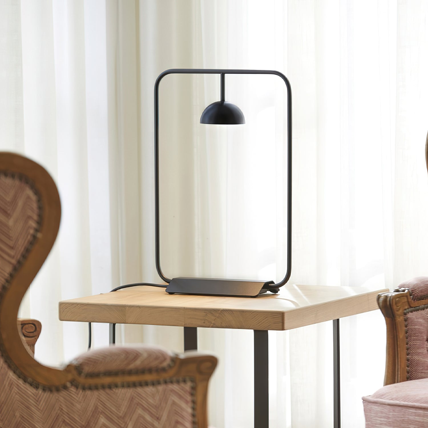 Cupolina Table Lamp - Modern LED Bedside Lamp for Bedroom, Living Room & Office - Adjustable Brightness & Warm White Light