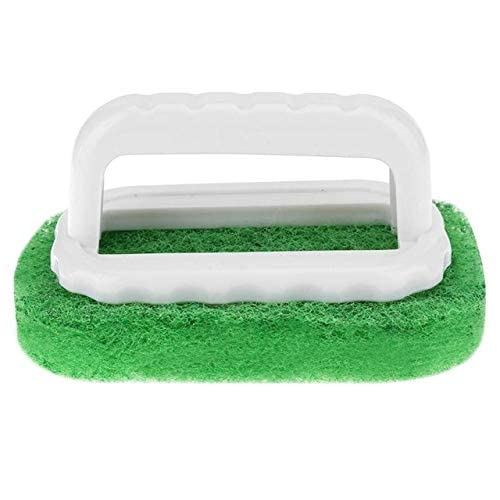 WorldCare® Sponge Eraser - Bath Brush & Tile Scrubber for Shower, Sink, and Pot Cleaning - Durable Bathroom Cleaning Sponge (Green) - Perfect for Kitchen, Bathroom, and Household Cleaning Tasks