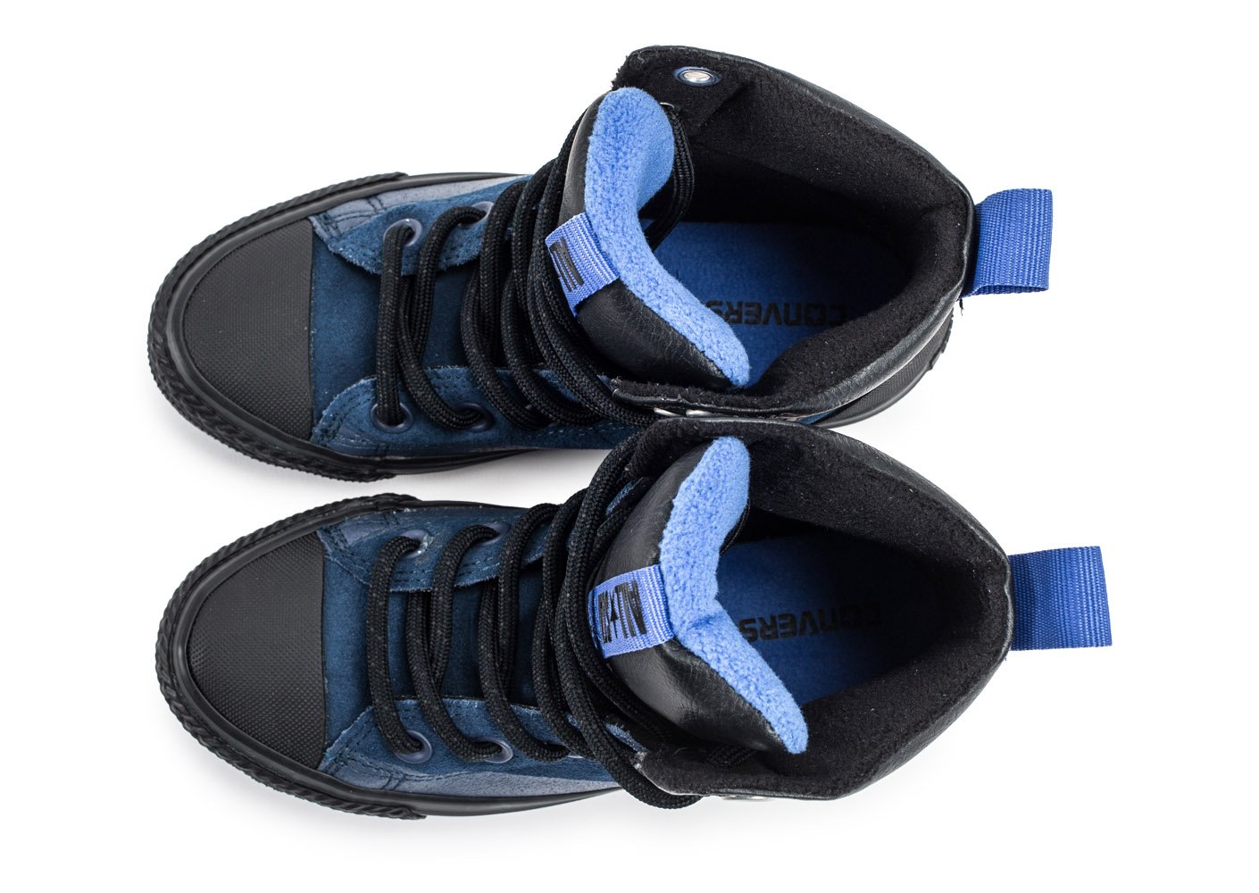 Converse Chuck Taylor All Star Asphalt Boot Hi - Navy/Oxygen Blue/Black - Unisex Kids Sneakers (Size 12 Little Kid M) - Durable High-Top Shoes for School, Play & Everyday Wear