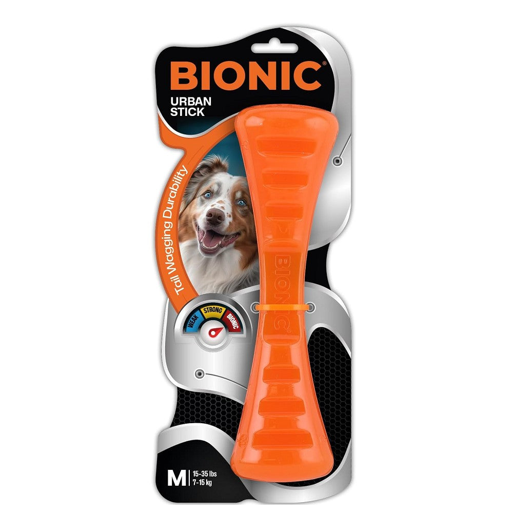 Durable Bionic Urban Stick Dog Chew Toy for Aggressive Chewers - Interactive Play & Teeth Cleaning for Small & Large Dogs - Perfect for Indoor & Outdoor Use