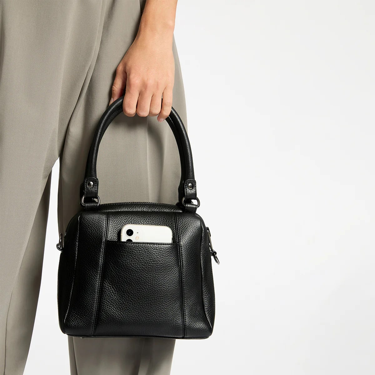 Status Anxiety Mini Mountains Bag in Black - Stylish Crossbody Purse for Women, Perfect for Everyday Use, Travel & Work