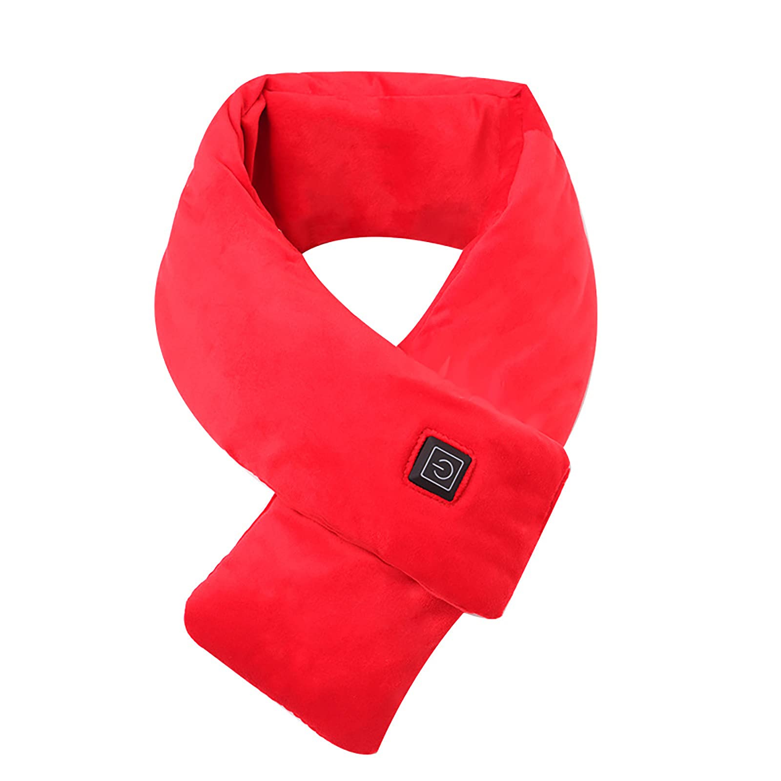 USB Electric Heating Scarf for Women & Men - Plush Heated Neck Wrap with Massage Function - Perfect for Office, Travel & Winter Outdoor Activities