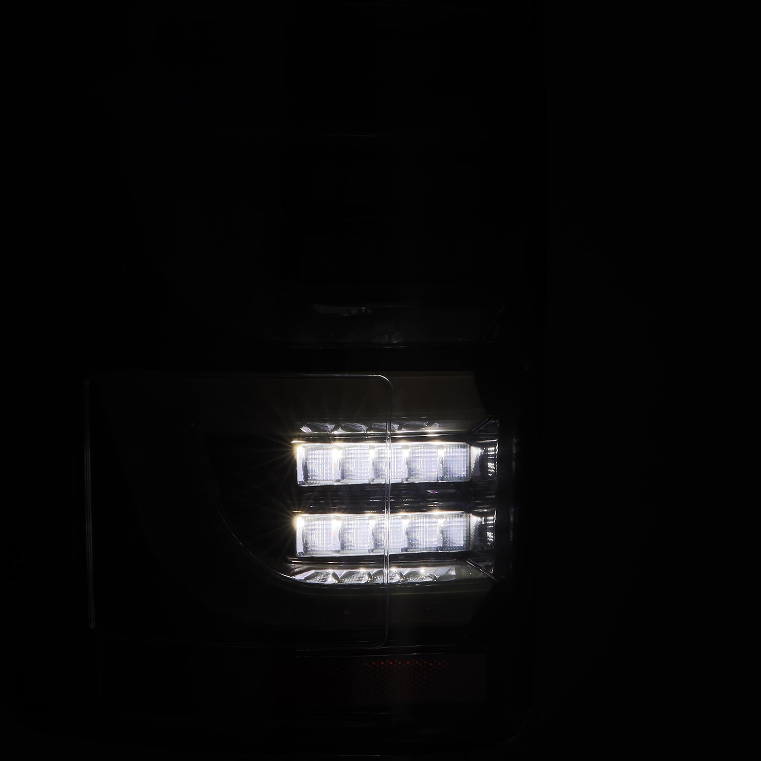 15-20 Ford F150 LUXX Series LED Tail Lights Alpha Black - Smoked Lens for Enhanced Style & Visibility - Perfect for Night Driving & Custom Truck Upgrades