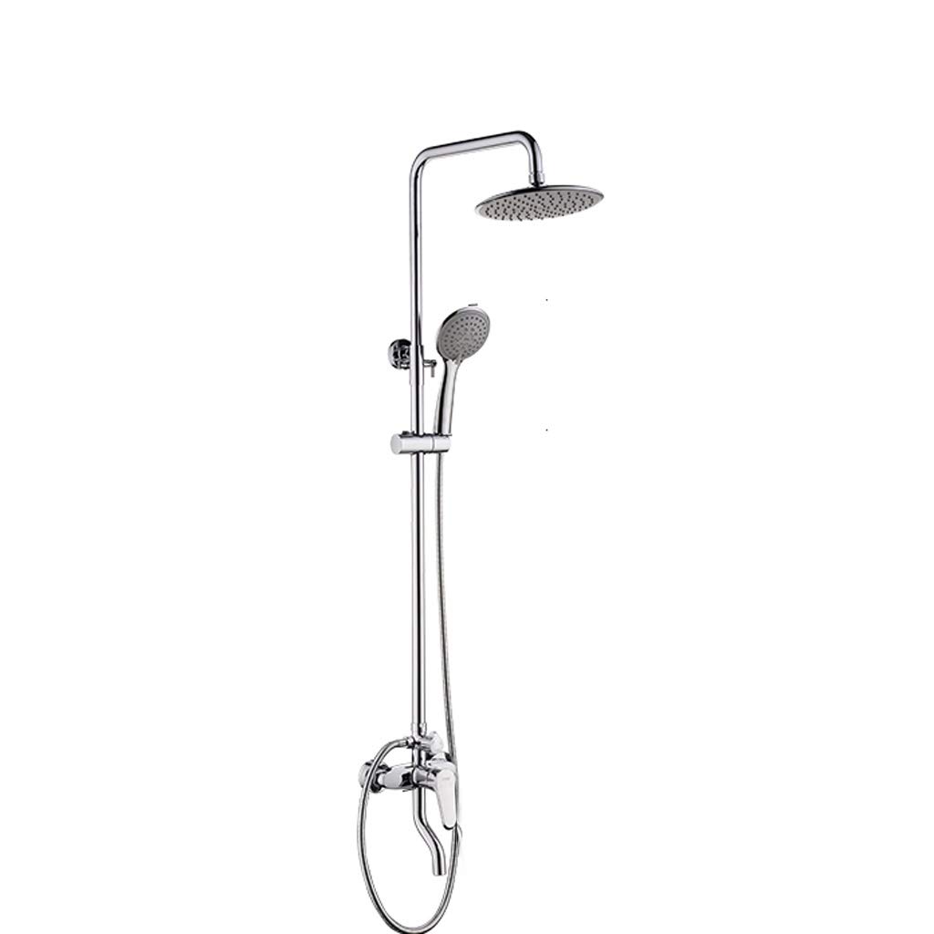 Premium TOL High Pressure Round Rain Shower Head - 3 Spray Settings, Stainless Steel Hose, Adjustable Height & Angle - Perfect for Spa-Like Relaxation & Water Conservation in Bathrooms