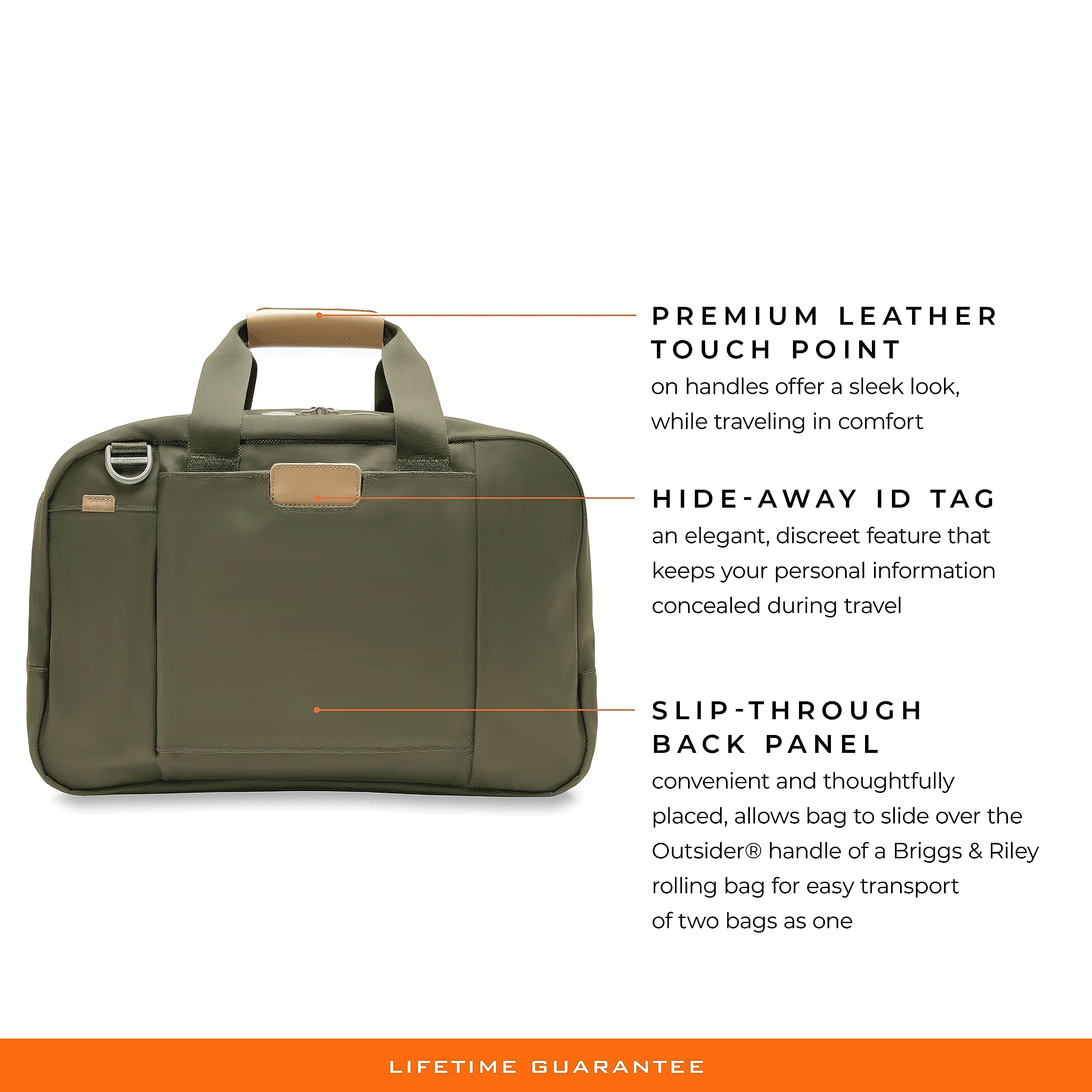 Briggs & Riley Premium Travel Duffel Bag - Water-Resistant Carry-On Luggage for Gym, Work & Weekend Trips - Durable & Spacious Travel Gear for Men & Women