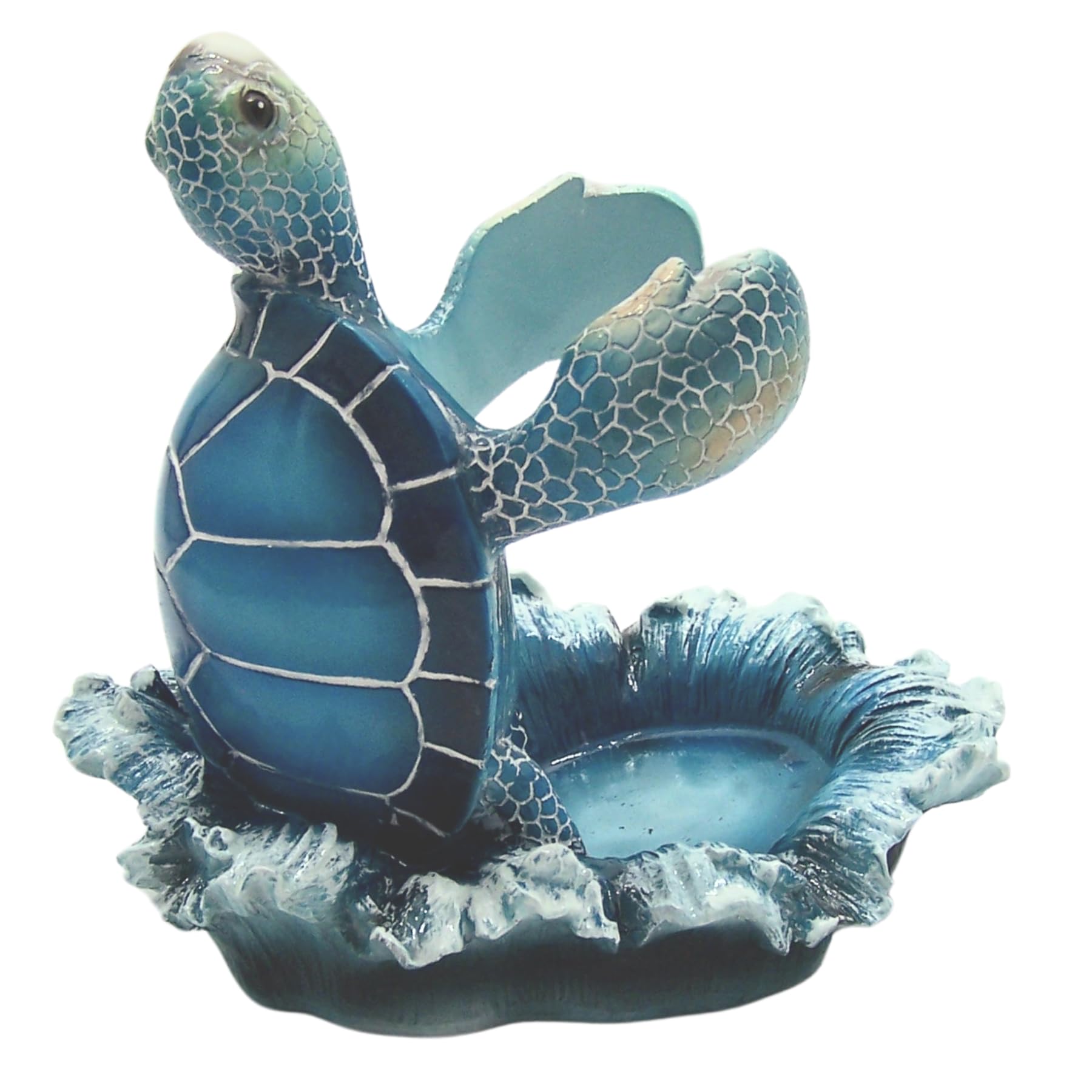 Sea Turtle Wine Bottle Holder - Nautical Themed Home Bar Decor & Kitchen Wine Organizer - Perfect for Beach House, Coastal Decor, and Wine Lover Gifts
