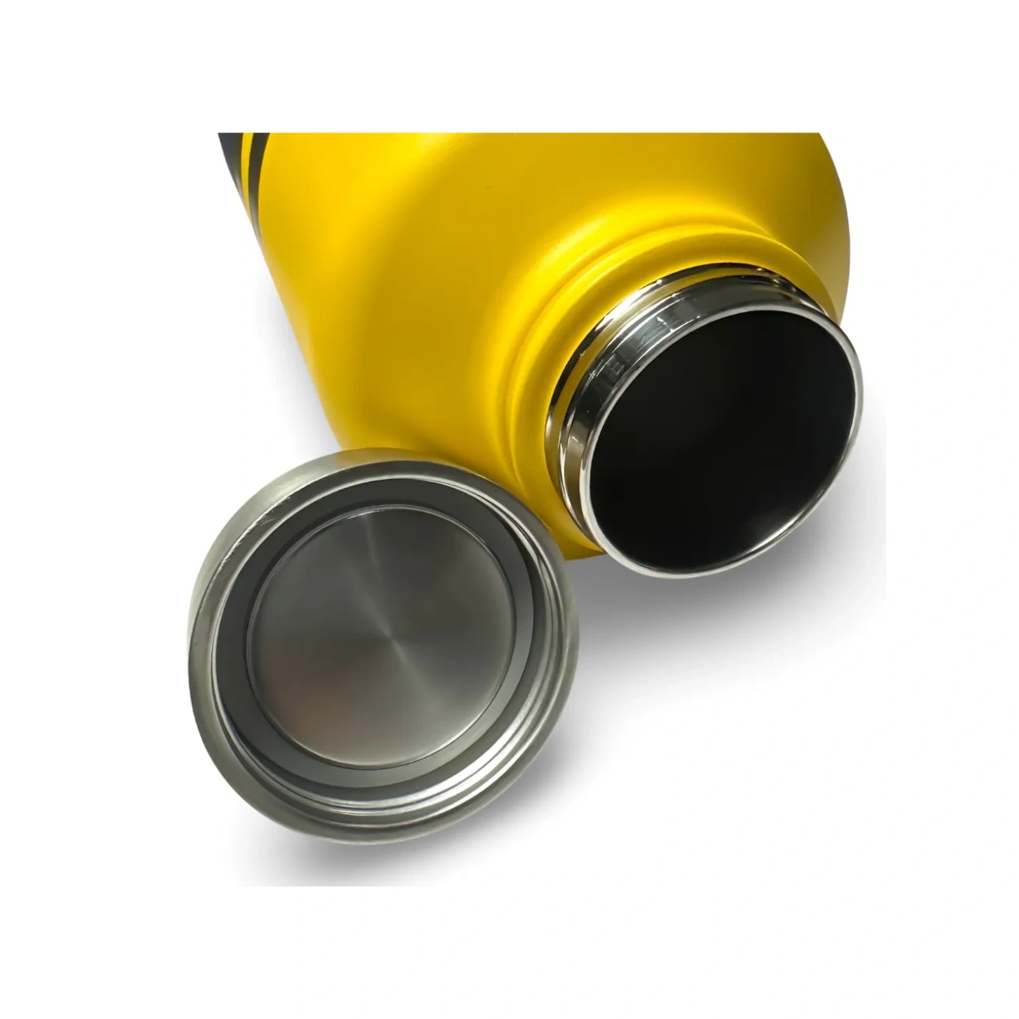 1.9L Stainless Steel Insulated Tradie Water Bottle - Yellow | Leakproof & Durable | Perfect for Construction, Work Sites & Outdoor Activities
