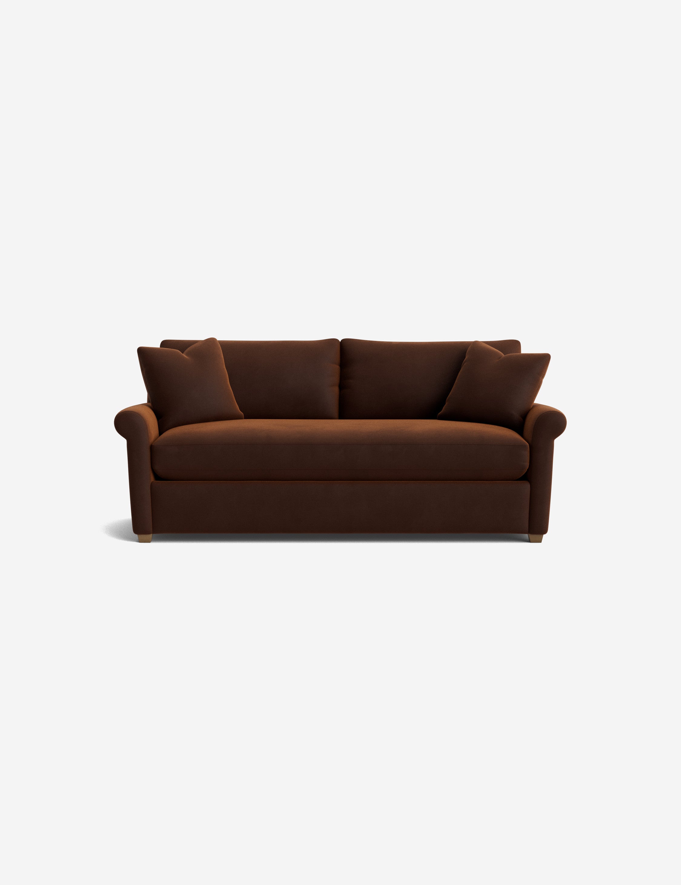 Everdeen Sofa - Modern Comfortable 3-Seater Couch for Living Room, Home Theater & Office - Soft Fabric Upholstery with Sturdy Wooden Frame - Perfect for Relaxing, Entertaining & Small Spaces