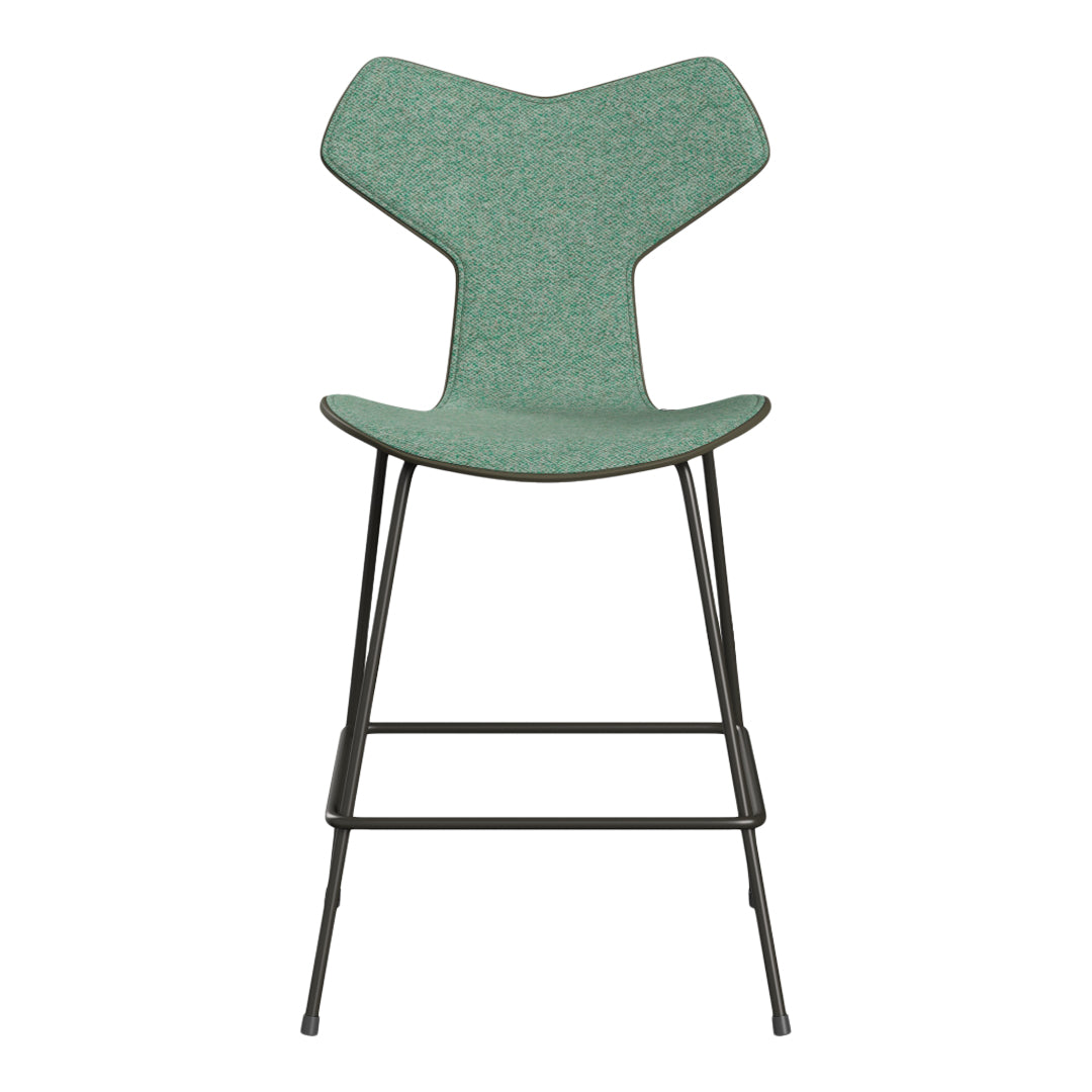 Premium Grand Prix Counter Chair 3138 - Lacquered Wood Finish with Front Upholstery - Perfect for Kitchen Islands, Breakfast Bars & Modern Dining Areas