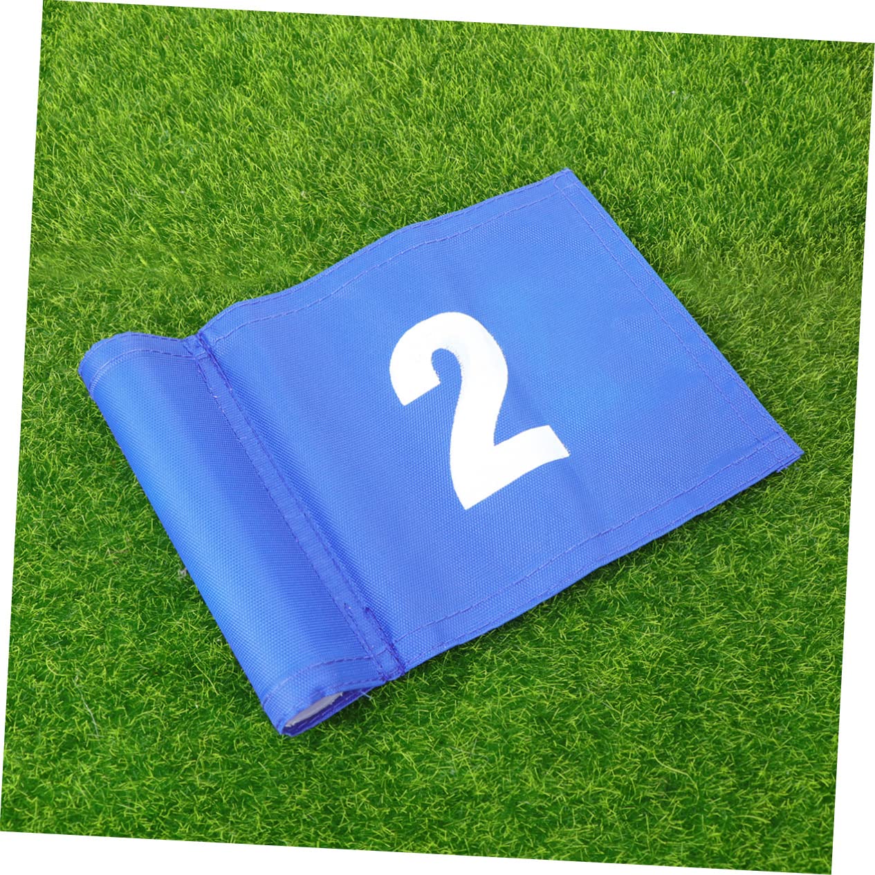 3-Pack Golf Flagstick with Numbered Hole Flags - Portable Cart & Training Flags for Practice - Durable Flag Sticks & Poles - Perfect for Driving Range, Backyard Practice & Tournament Use