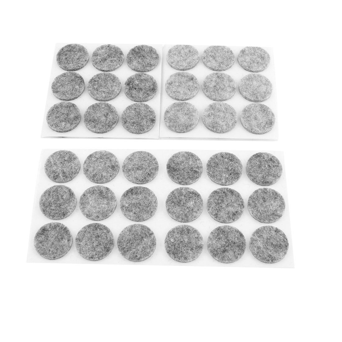 uxcell 54-Pack Round Furniture Felt Pads - Non-Slip Floor Protectors for Chairs, Tables & Sofas - Scratch Prevention & Noise Reduction