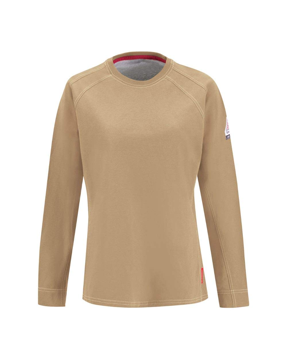 Bulwark iQ Series Comfort Knit FR T-Shirt - Flame Resistant Workwear for Electricians & Industrial Safety | Perfect for Construction Sites & Hazardous Work Environments