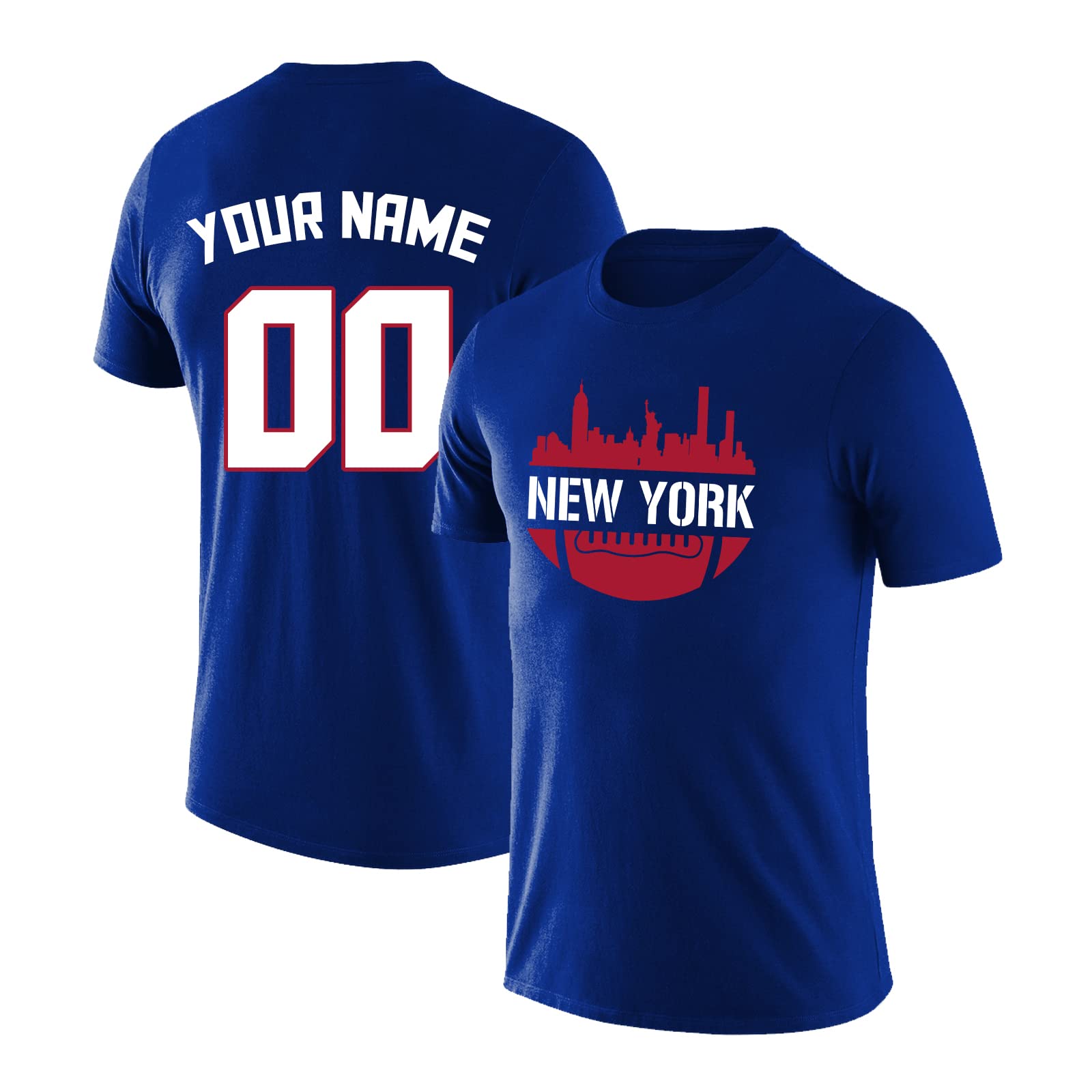 Custom Football Team Shirts for Men - Personalized Fan Gifts for Game Day