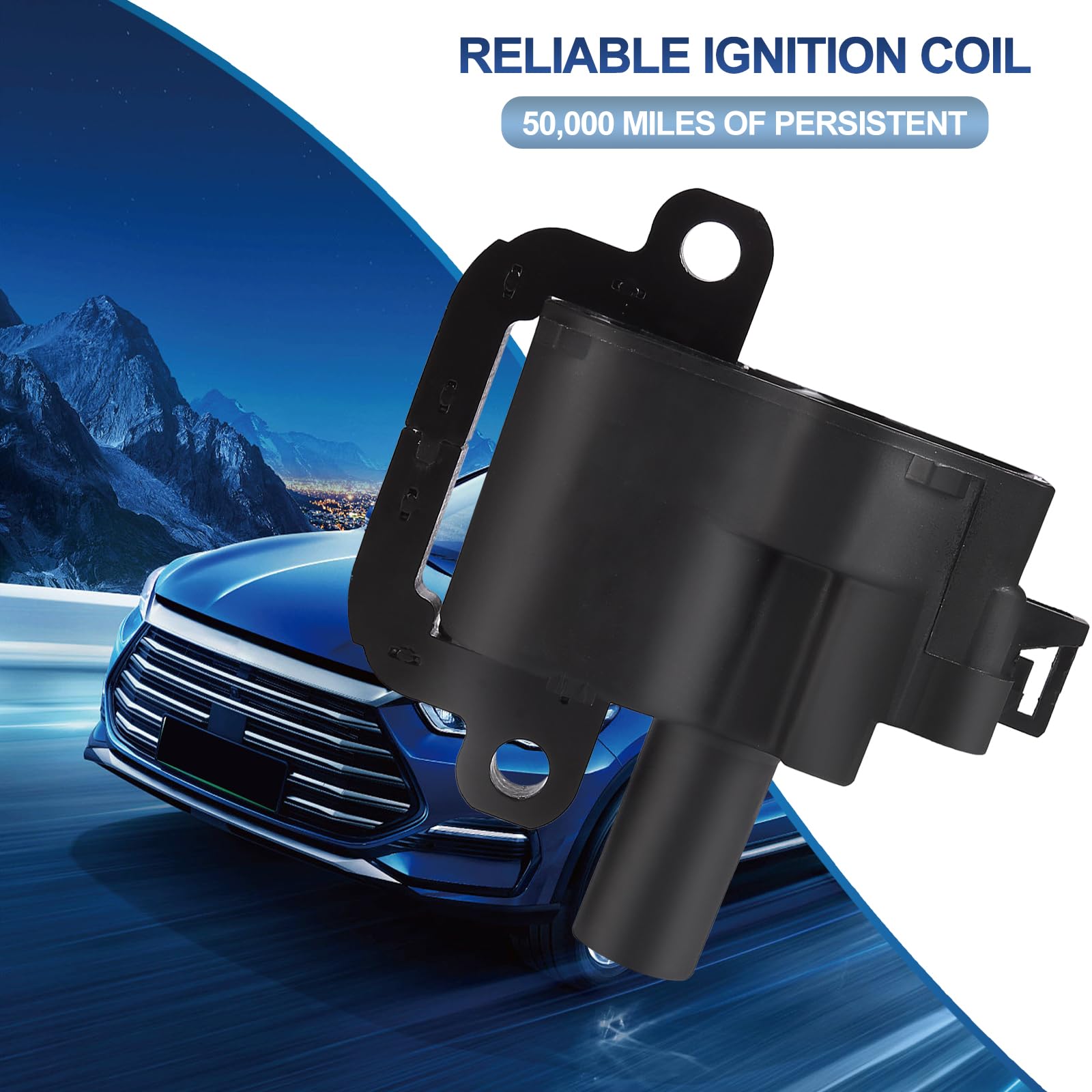 High-Performance Ignition Coil Pack UF192 Replacement for 1998-2005 Cadillac, Chevy Corvette, Silverado, Suburban, GMC Sierra 2500, G3500 Van & Pontiac Firebird V8 5.7L 8.1L - Set of 8 - Perfect for Engine Tune-Ups & Performance Upgrades