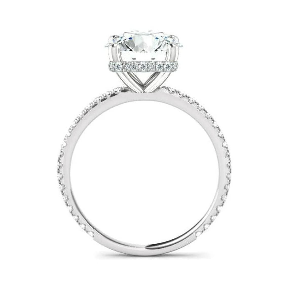 2 CT Pear Moissanite Engagement Ring Set - Vintage Halo Bridal Wedding Ring for Women, Diamond Anniversary Promise Ring in Sterling Silver - Perfect for Proposals, Weddings & Special Occasions