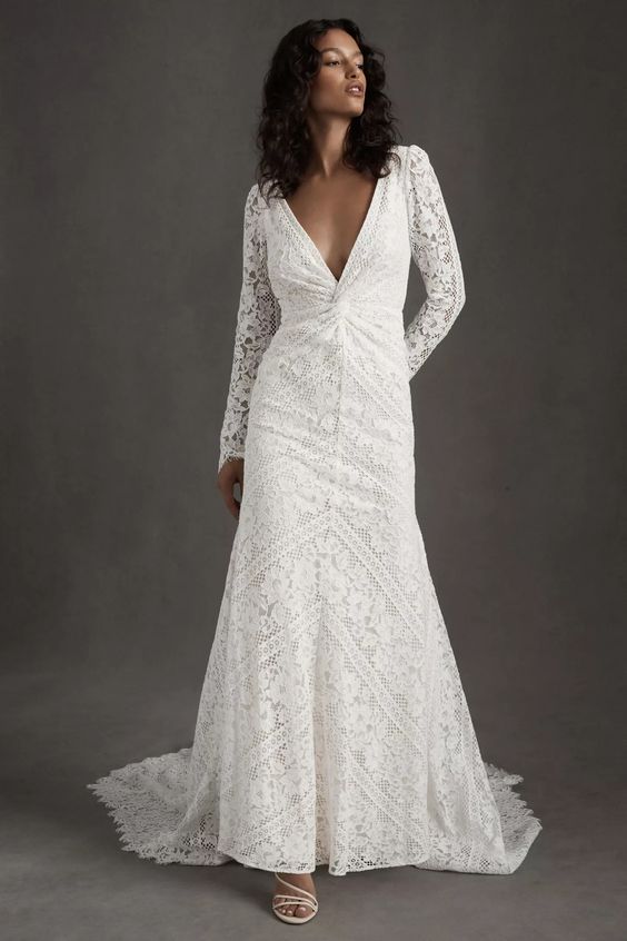 BHLDN Rish Carina Gown - Elegant Wedding Dress for Brides | Perfect for Beach, Garden & Formal Weddings