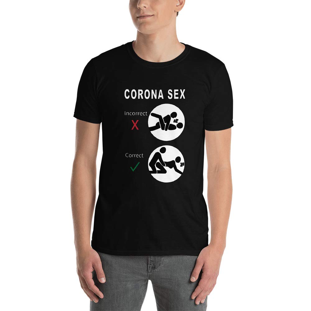 Funny Corona Virus T-Shirt - Unisex Short Sleeve Covid-19 Humor Apparel - Perfect for Pandemic Parties, Joke Gifts & Quarantine Comfort