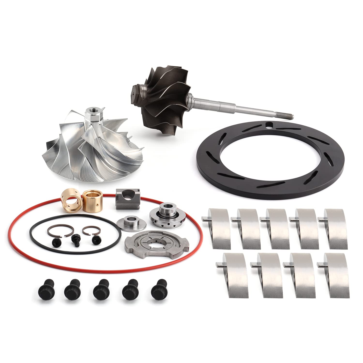 PSR 05-07 6.0 Billet Turbo Wheel Upgrade Kit with Unison Rebuild & Turbine Wheel - High Performance Diesel Engine Parts for Ford Powerstroke 6.0L (2005-2007) - Perfect for Turbocharger Repair & Performance Enhancement